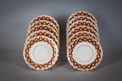 Extensive English Porcelain Dessert Service, Flight and Barr, circa 1792