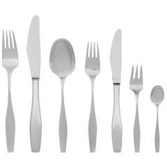 Extensive Hans Hansen Charlotte Silverware Set Design by Karl Gustav Hansen