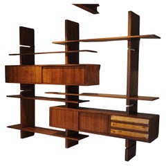 Extenso Modular Rosewood Wall Unit by Amma Torino 1962