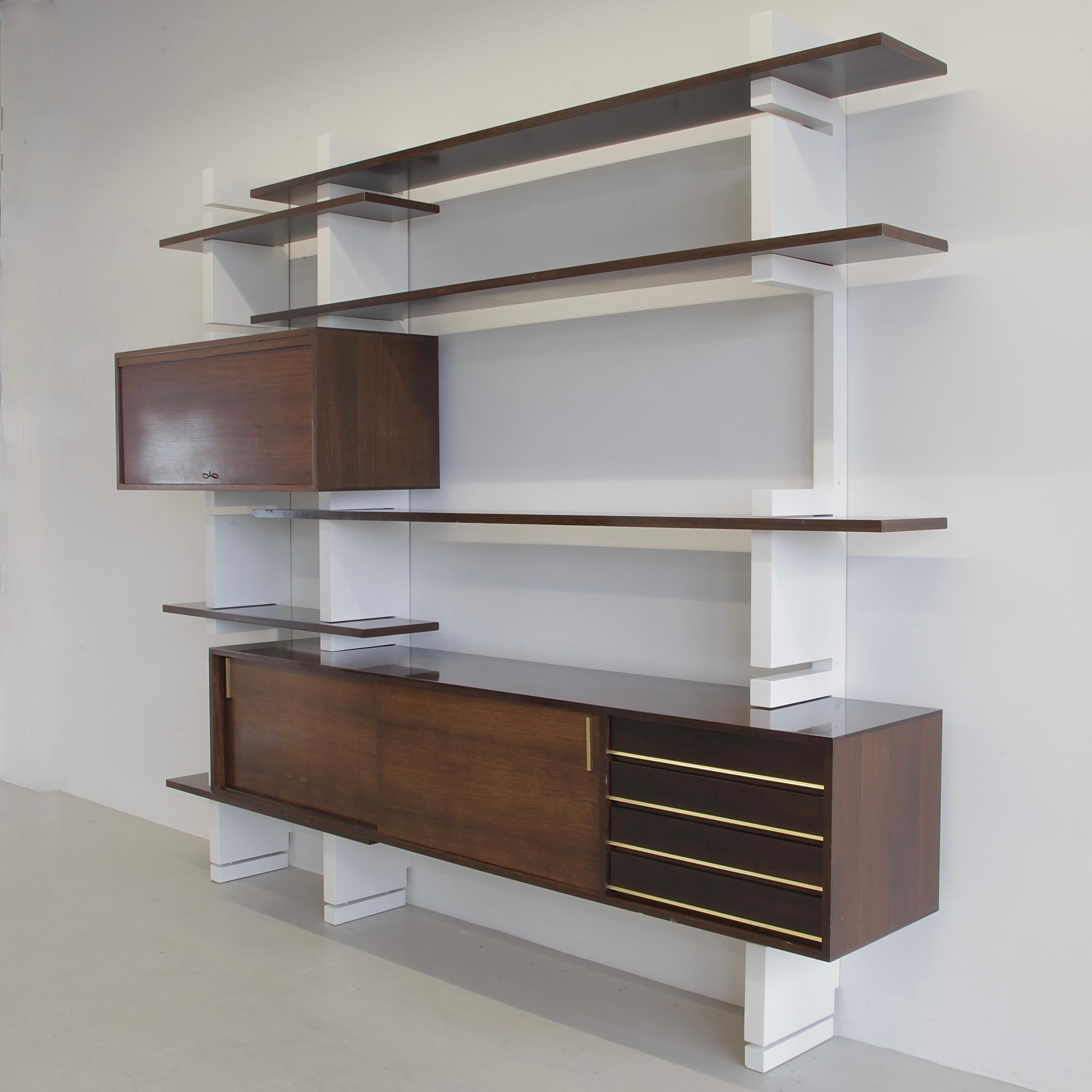 Legno massiccio Sistema di scaffalatura modulare 
