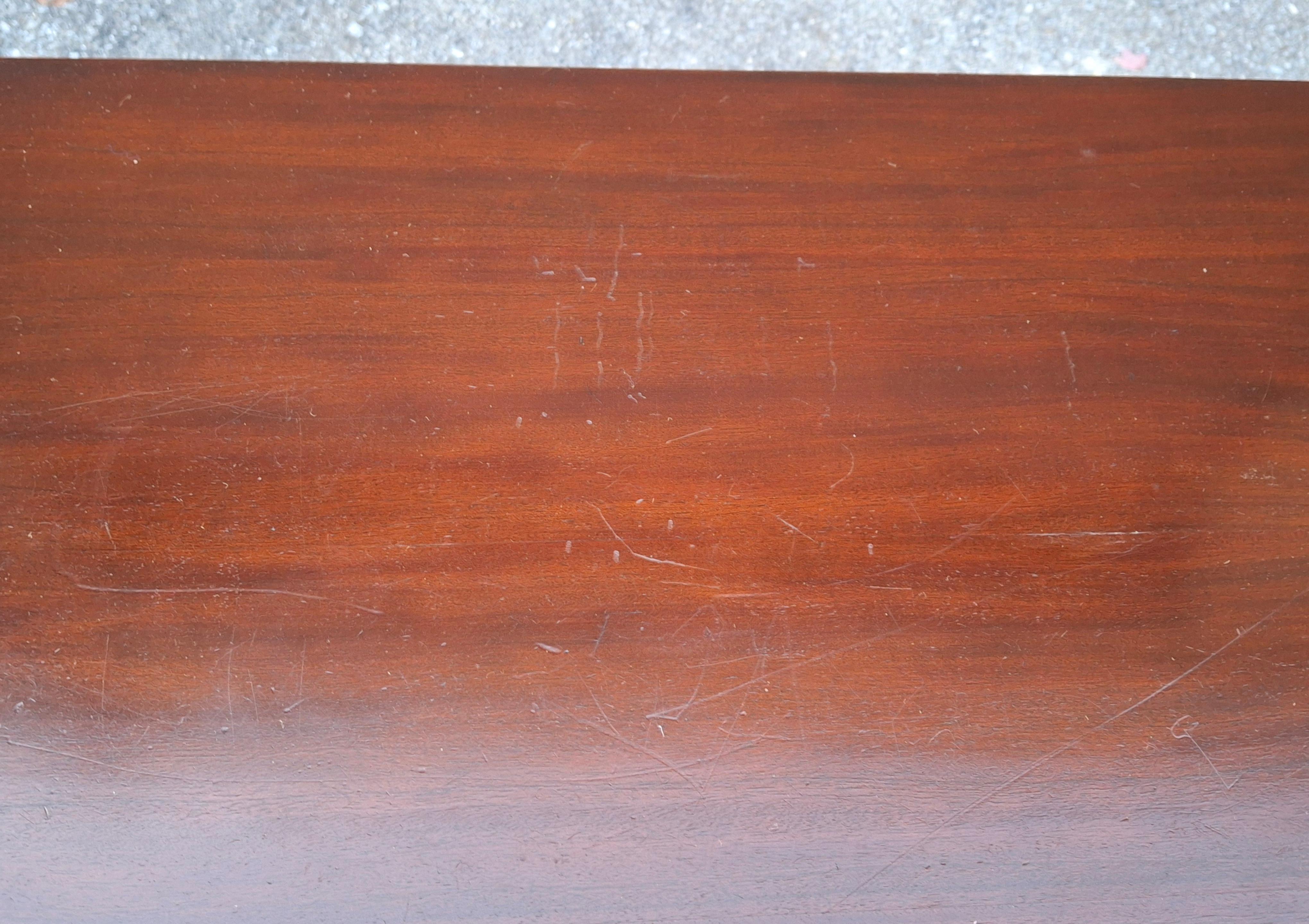 Extensole Chippendale Style Mahogany Fold Top Console and Game Table For Sale 9