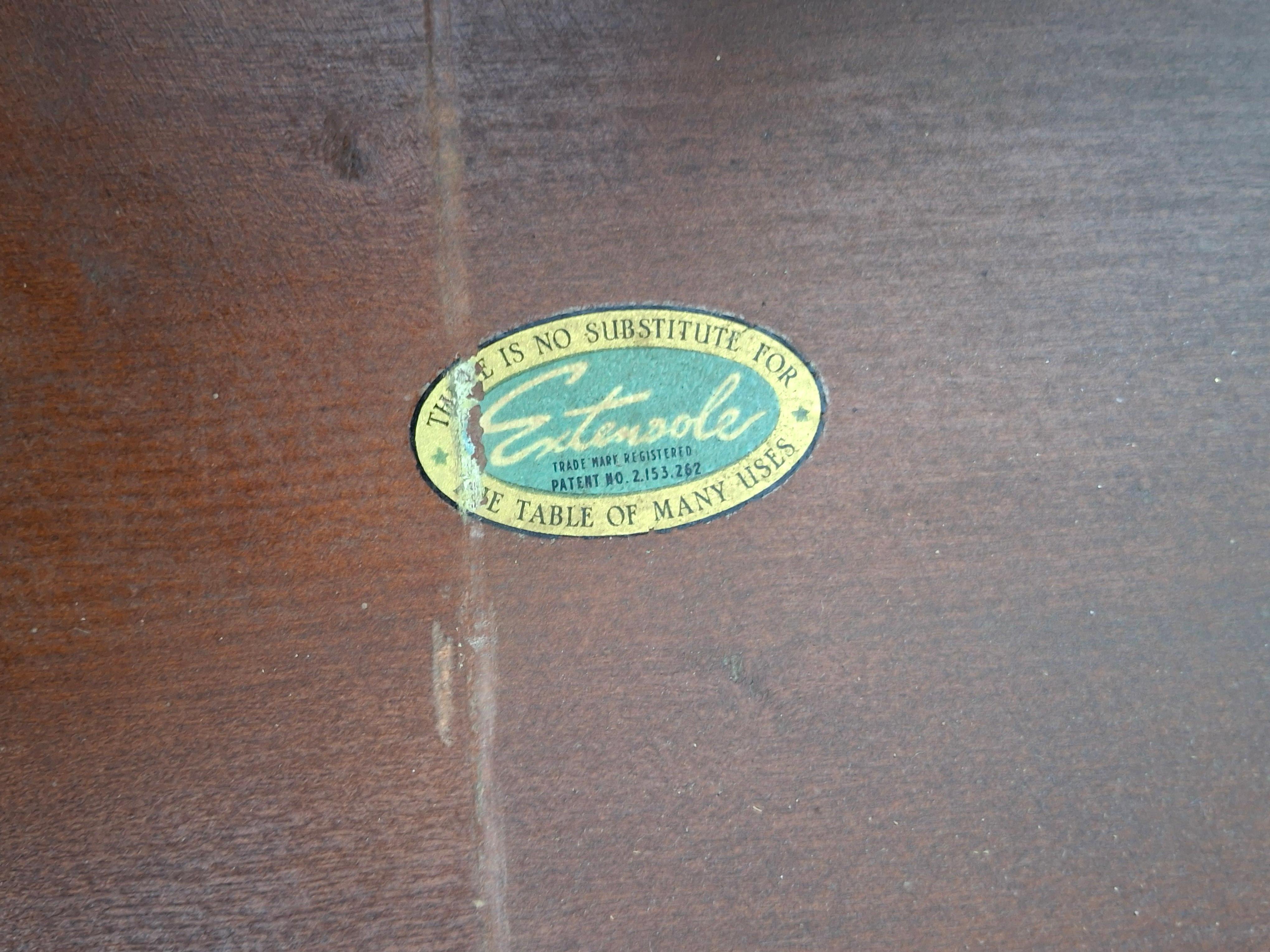 Extensole Chippendale Style Mahogany Fold Top Console and Game Table For Sale 10