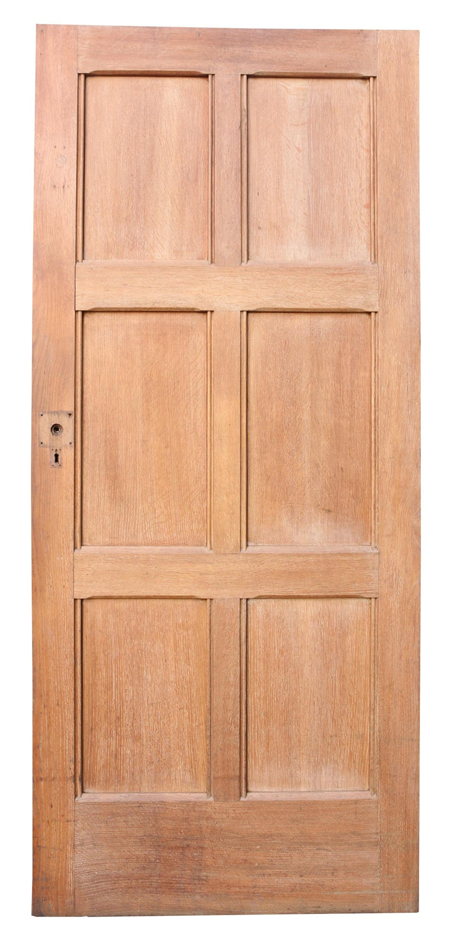 Exterior English Oak Six Panel Door