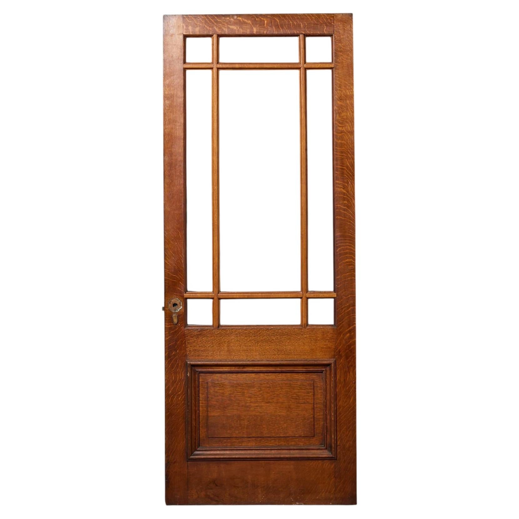 Exterior Margin Glazed Edwardian Oak Door