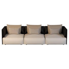Sofá Modular Exterior con Piel Exterior Premium