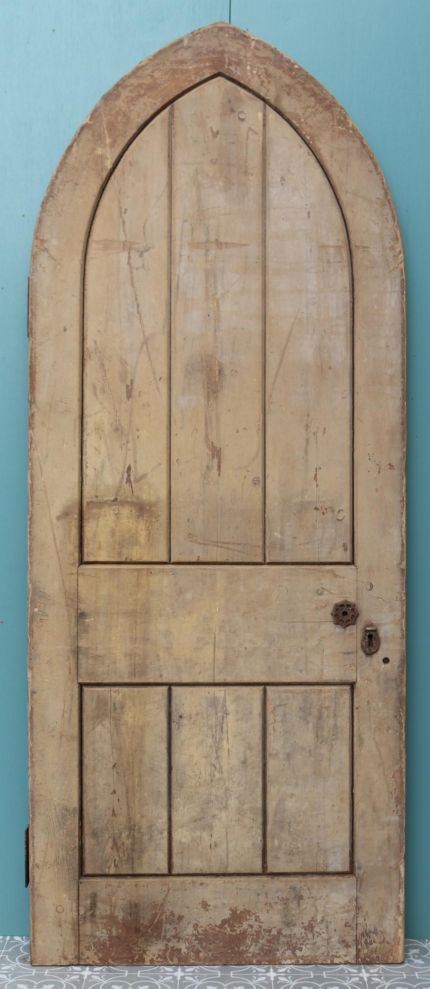 19th Century Exterior Reclaimed Arched Door