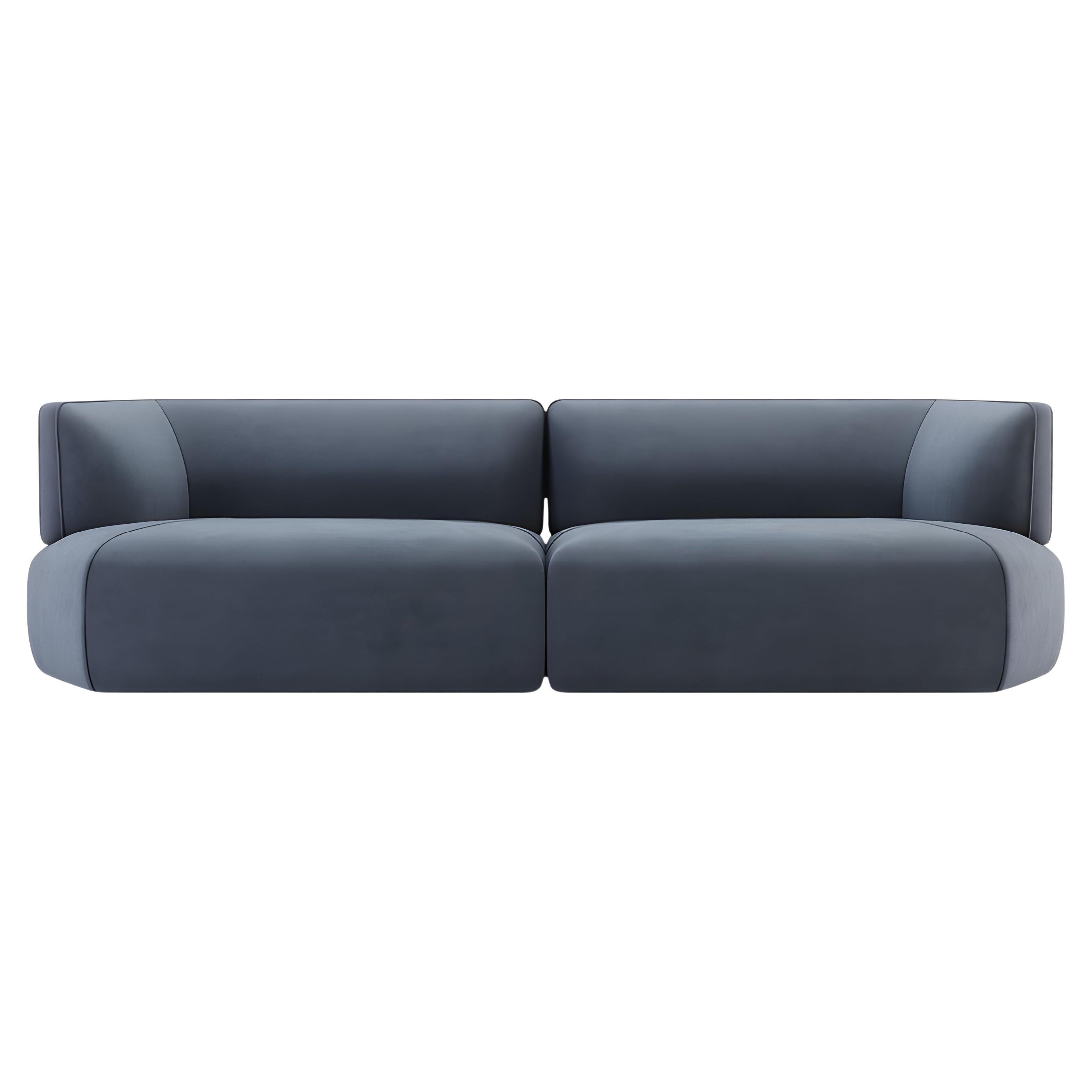 Extra Deep Fully Upholstered Sofa With Minimalist Design & Ergonomic Proportions