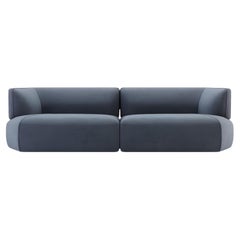 Extra Deep Fully Upholstered Sofa With Minimalist Design & Ergonomic Proportions