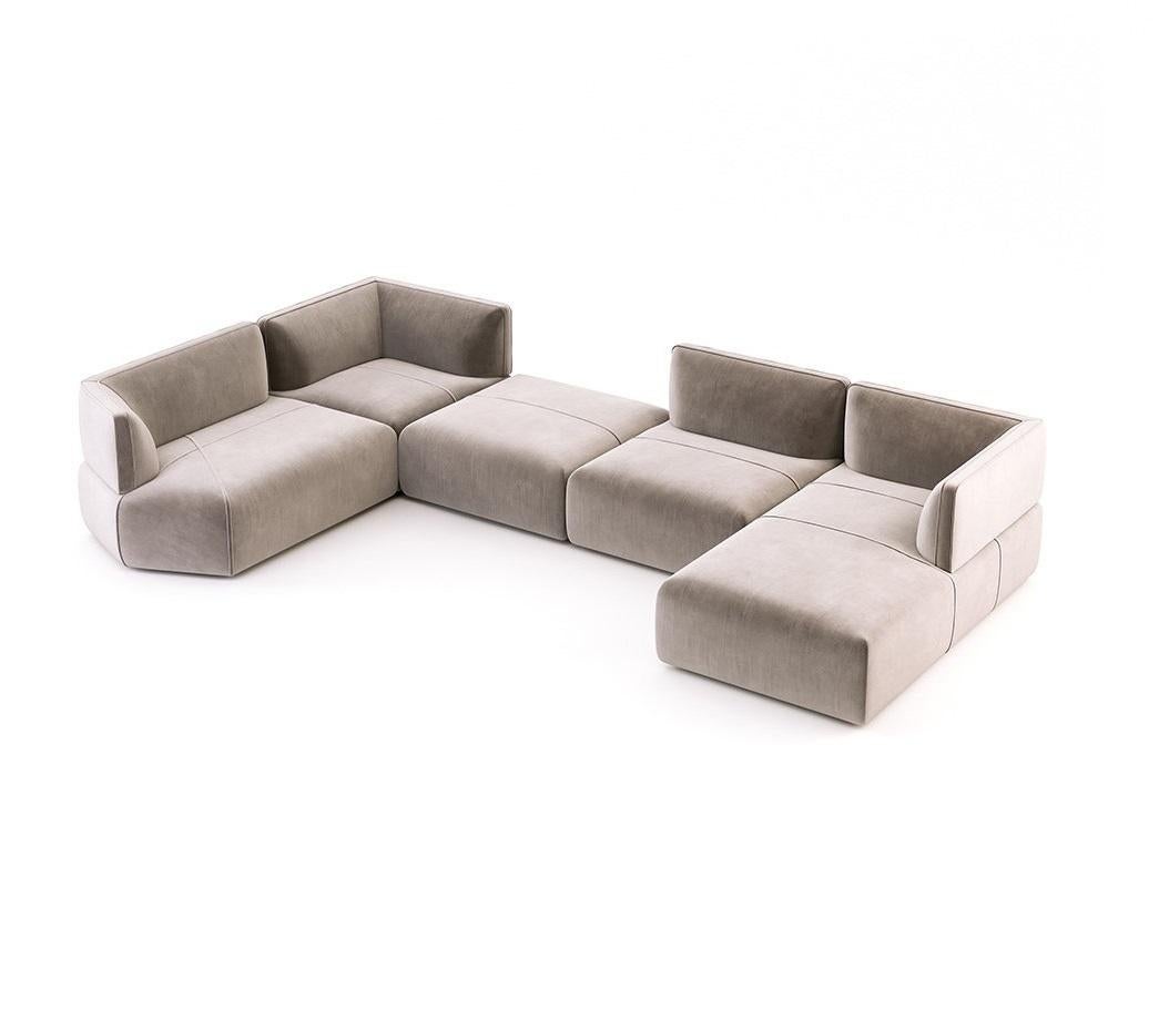 deep cushion sectional couch