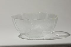 Extra Extra Large Textured Glass Bowl, Eastern Europe, 1970s