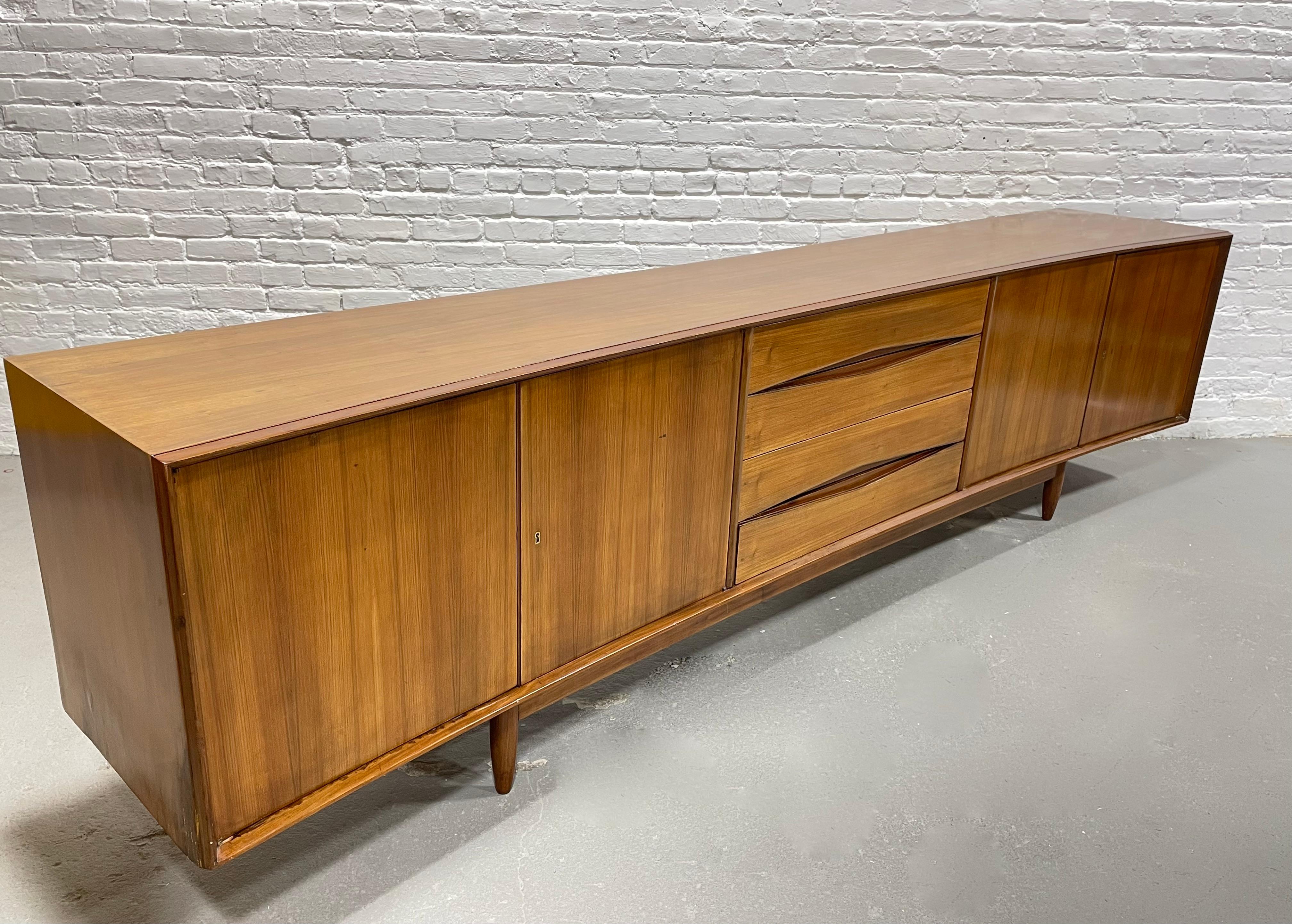 Extra extra Long MONUMENTAL Mid Century MODERN CREDENZA / Sideboard 3