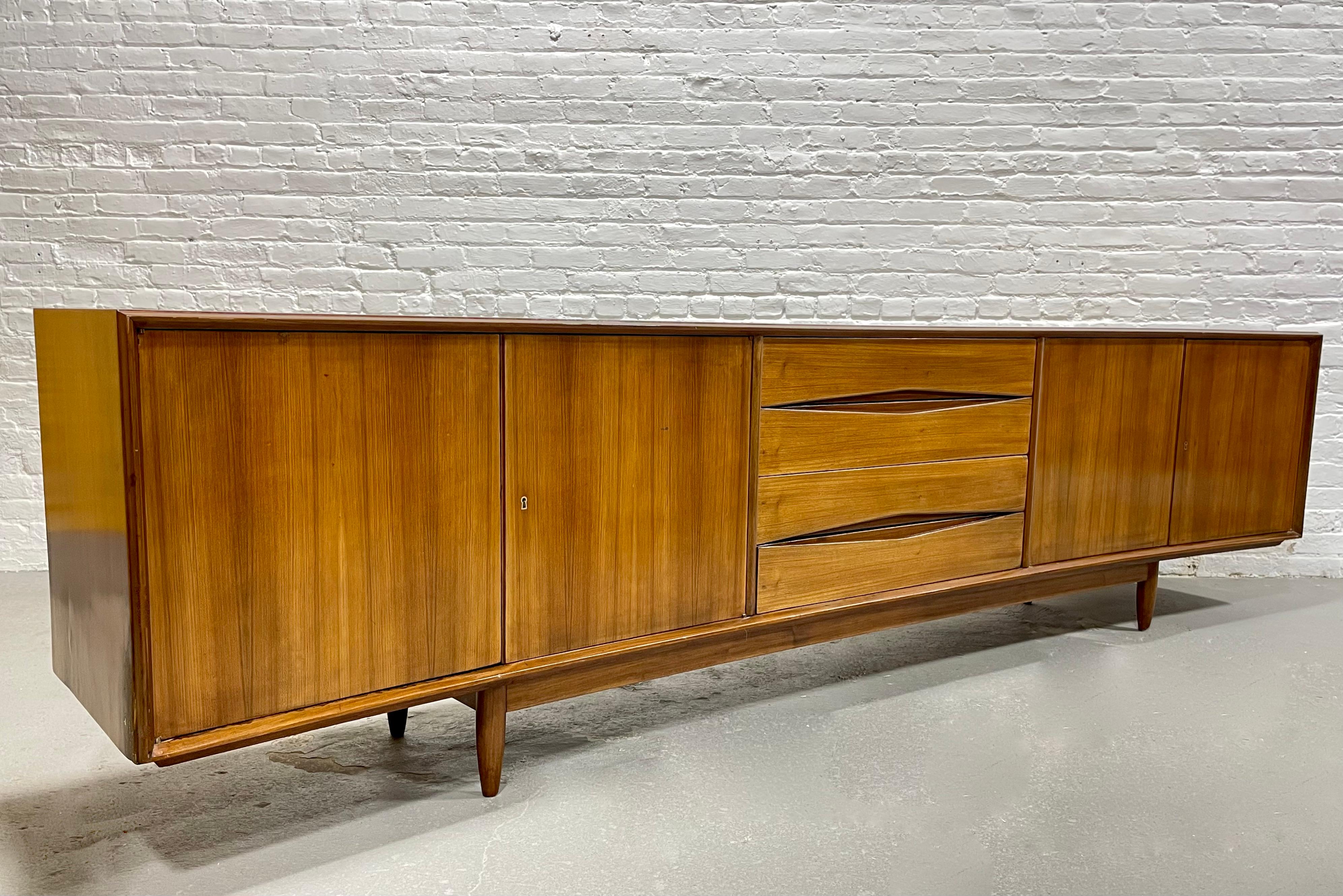 Extra extra Long MONUMENTAL Mid Century MODERN CREDENZA / Sideboard 7