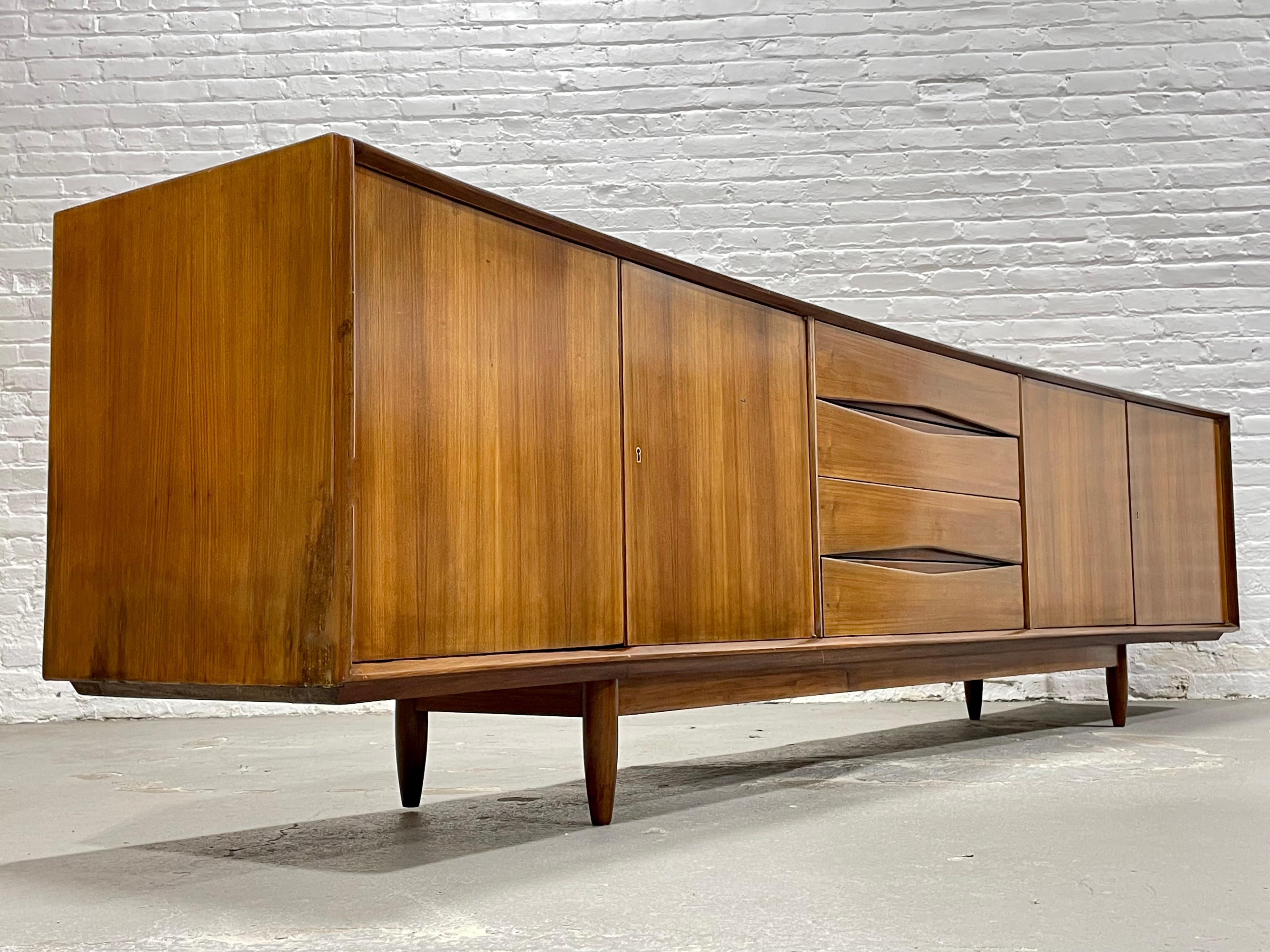 Extra extra Long MONUMENTAL Mid Century MODERN CREDENZA / Sideboard 9