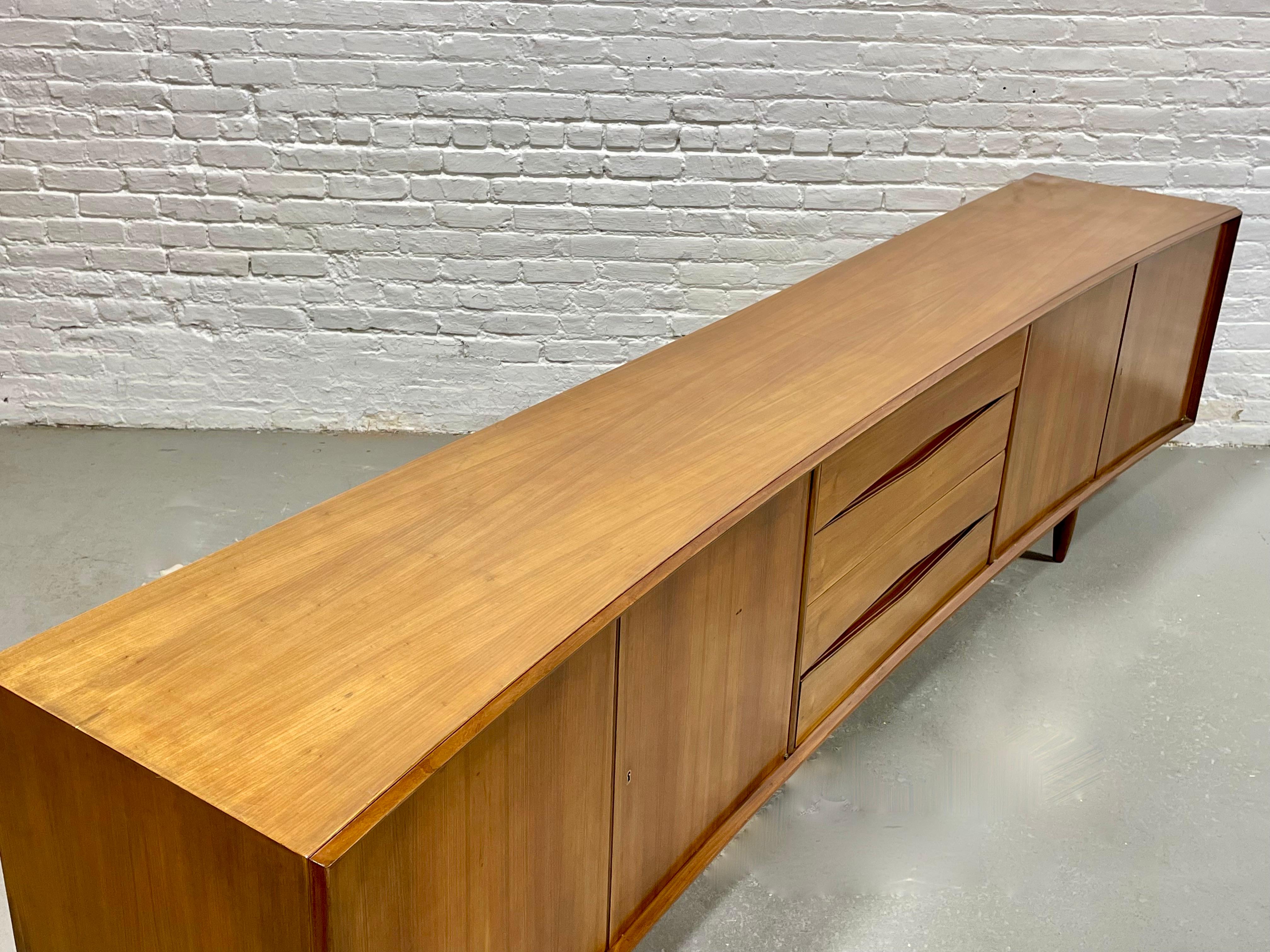 Extra extra Long MONUMENTAL Mid Century MODERN CREDENZA / Sideboard 10