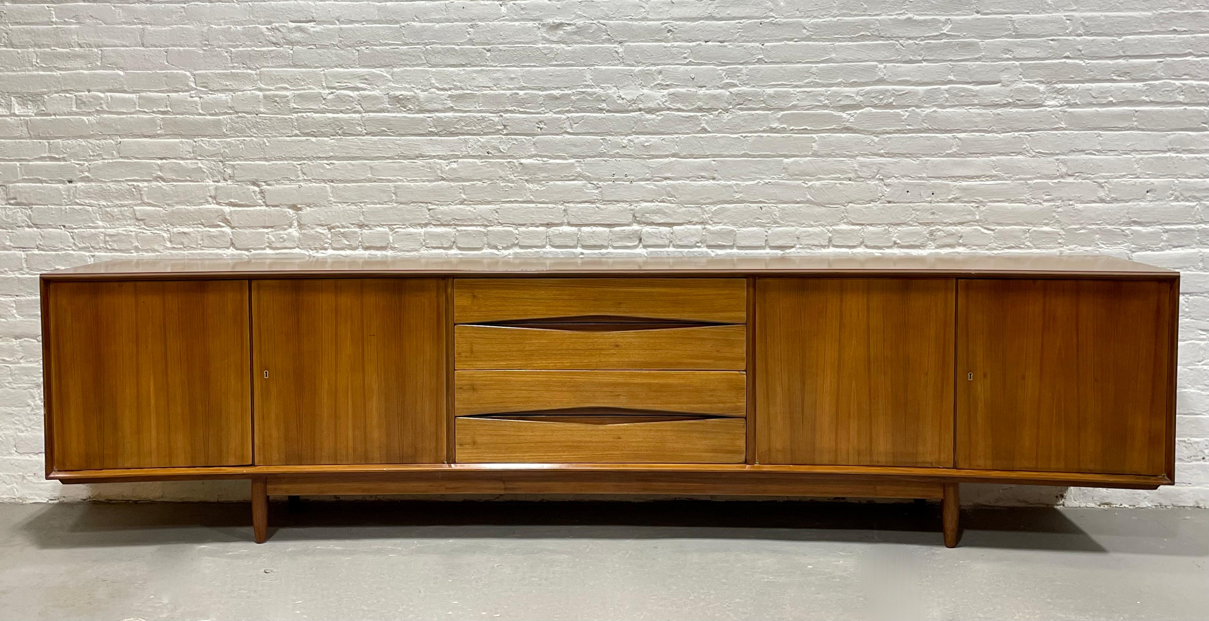 Extra extra Long MONUMENTAL Mid Century MODERN CREDENZA / Sideboard 11