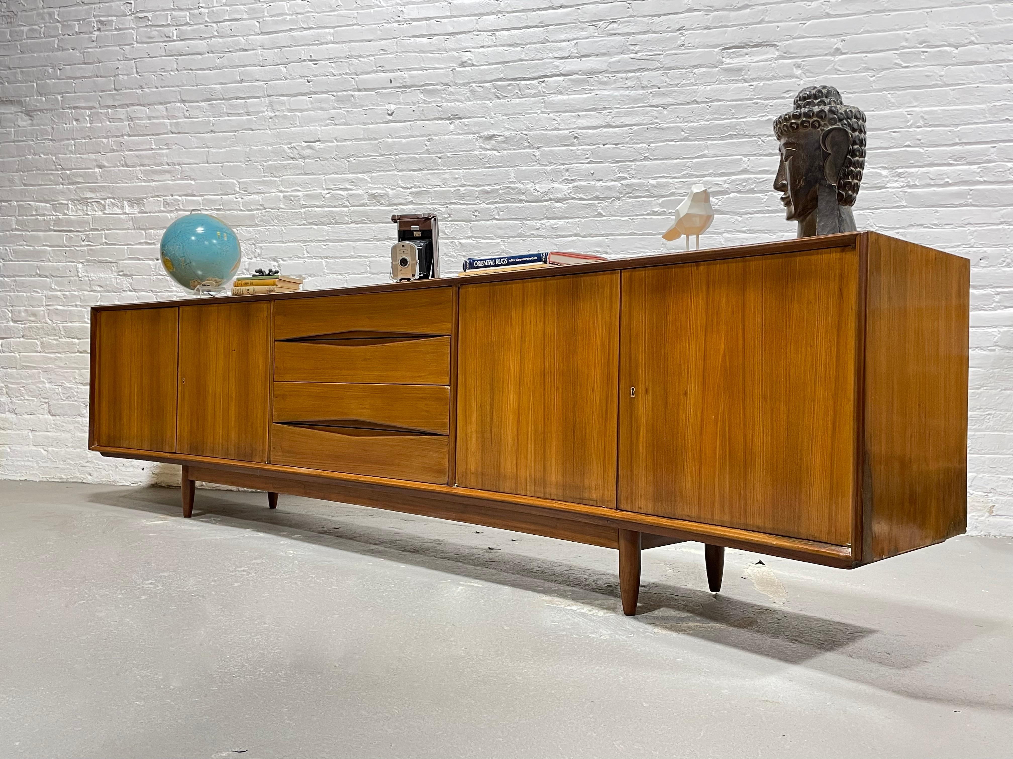 Mid-Century Modern Extra extra Long MONUMENTAL Mid Century MODERN CREDENZA / Sideboard