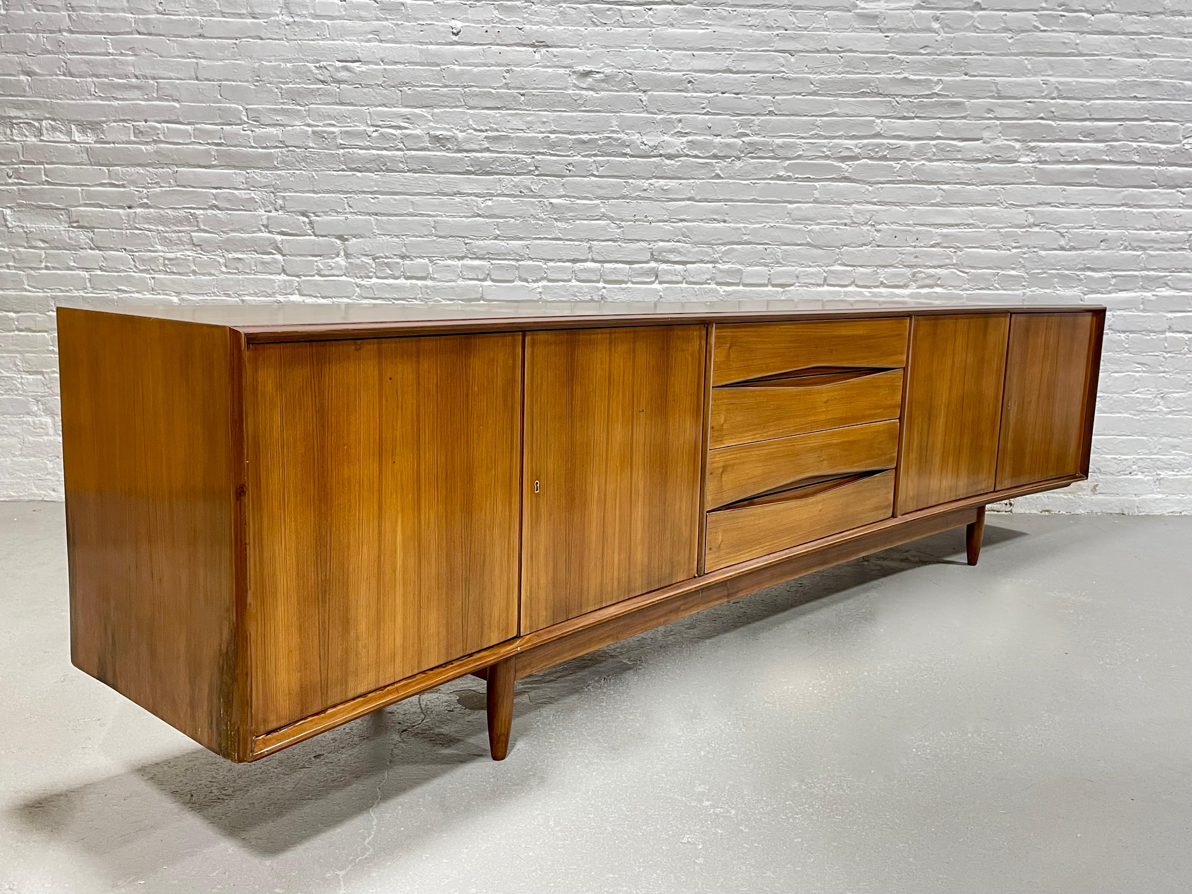 Mid-20th Century Extra extra Long MONUMENTAL Mid Century MODERN CREDENZA / Sideboard