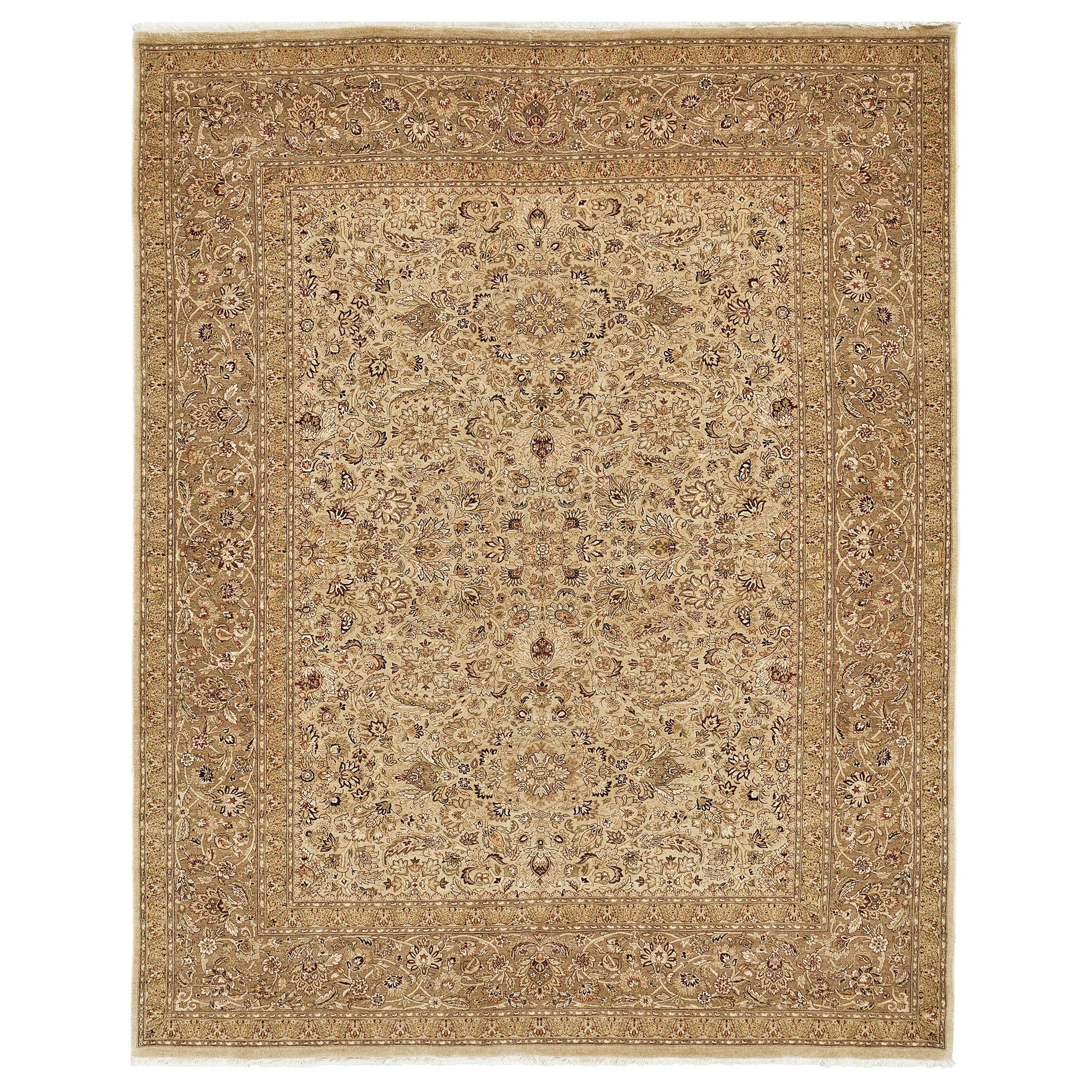 Extra Fine Natural Dye Hadji Jalili Tabriz Revival Rug For Sale