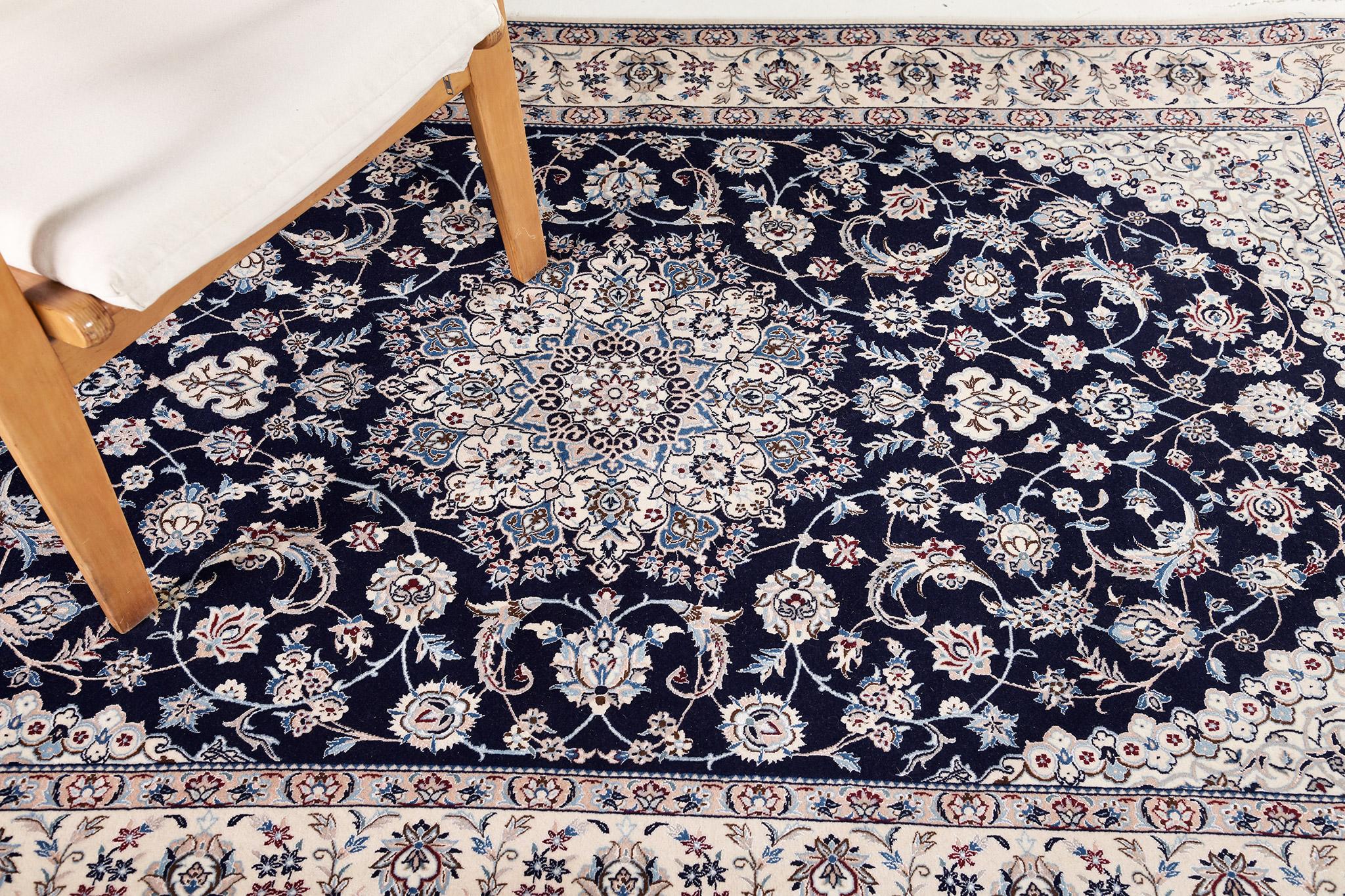 Extra Fine Persian Nain 6 Ply 53079 In New Condition For Sale In WEST HOLLYWOOD, CA