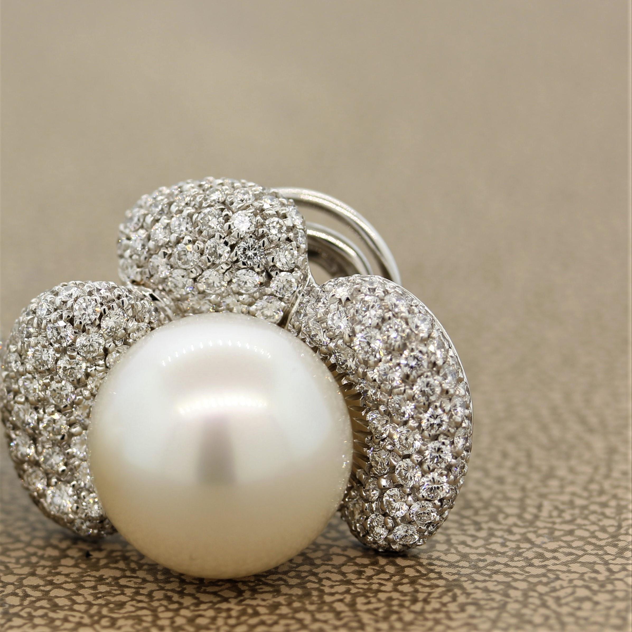 large south sea pearl earrings