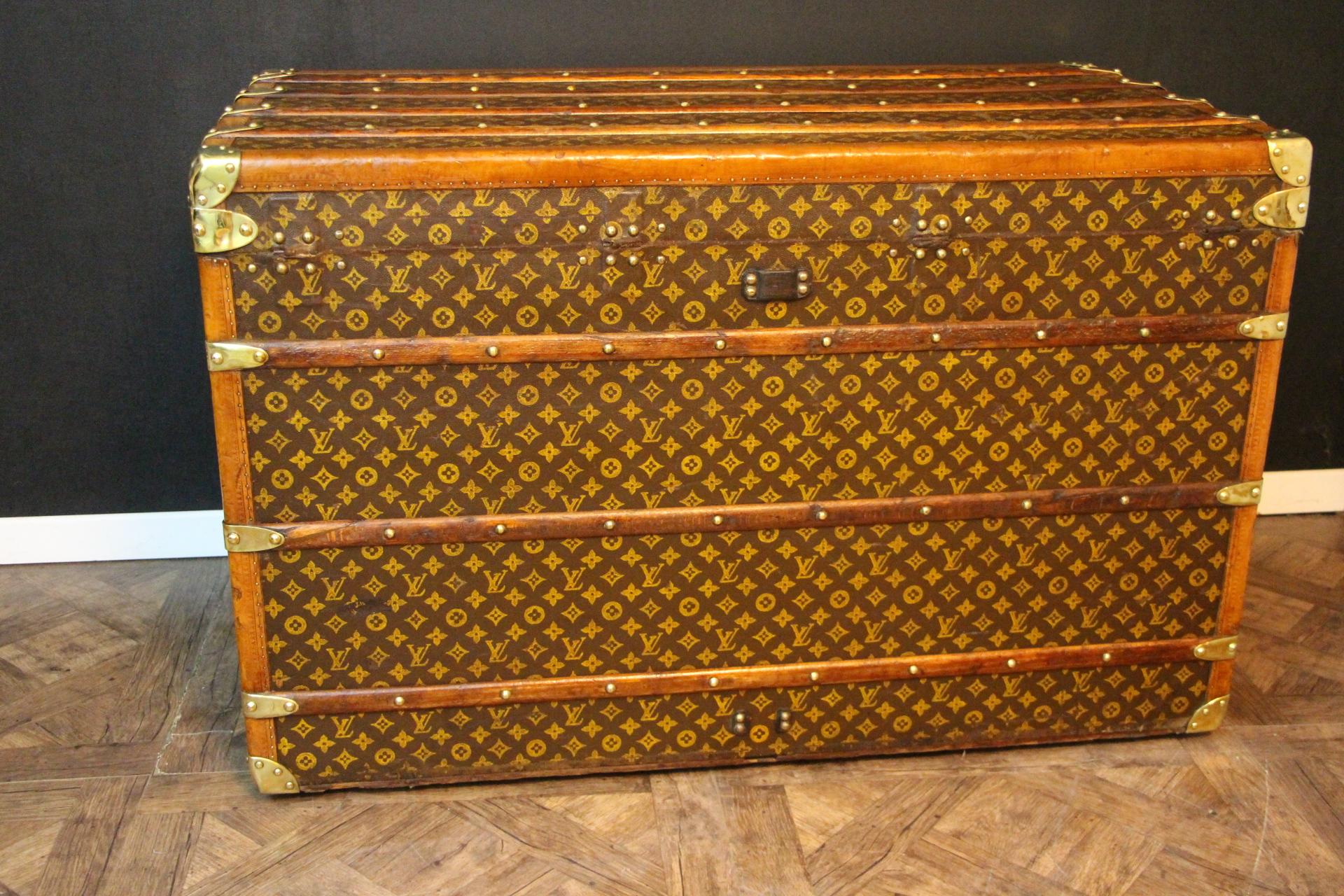 Extra Large Louis Vuitton Steamer Trunk, High Vuitton Trunk in Monogram 5