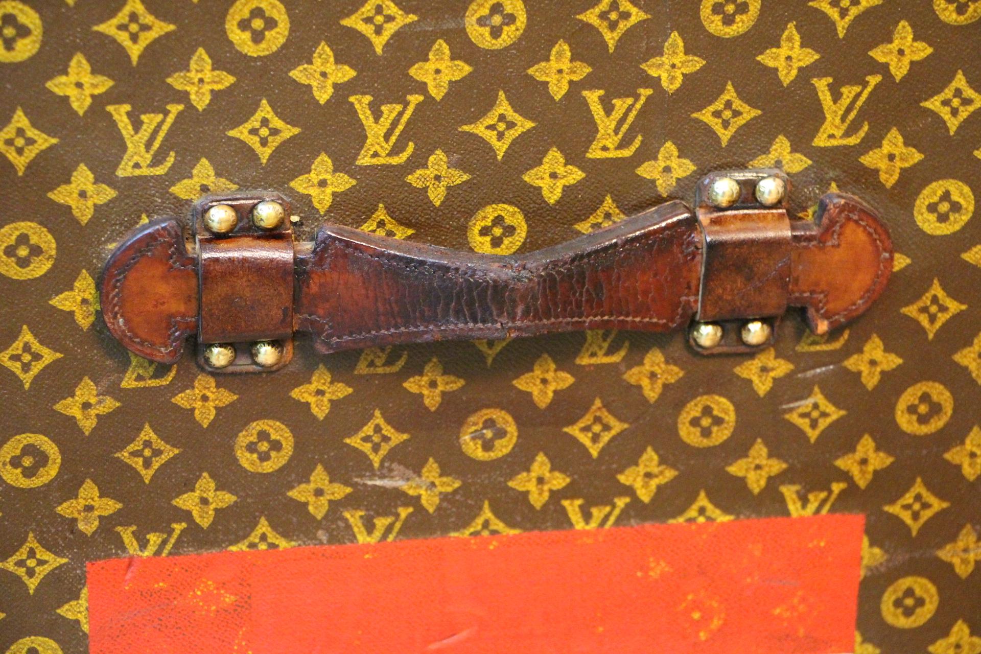 Extra Large Louis Vuitton Steamer Trunk, High Vuitton Trunk in Monogram 7