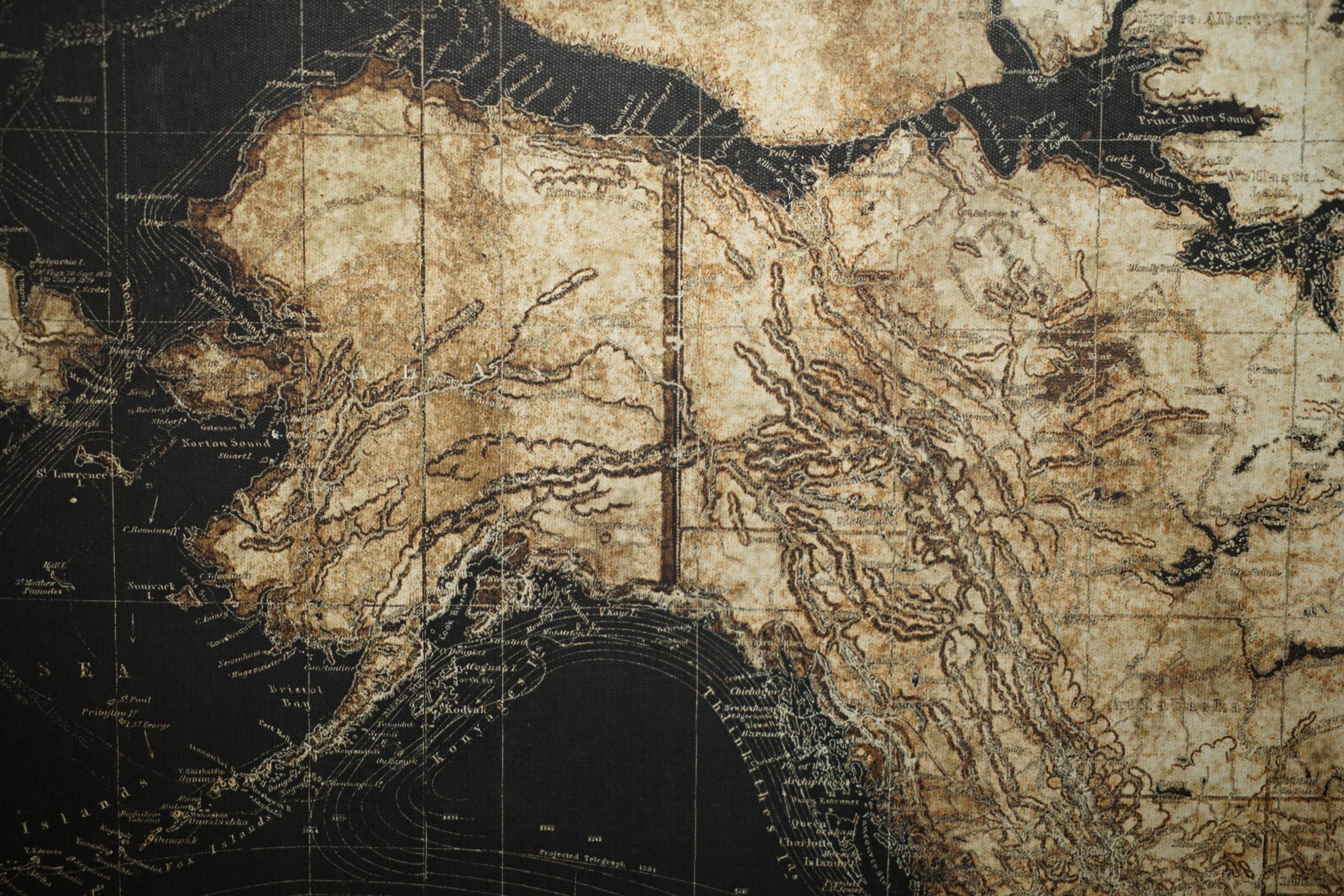 ATLAS DE CARTE MONDIALE EXTRA-LARGE 1.2 X 1.8 METRES montrant les voies maritimes de l'époque victorienne, etc. 3