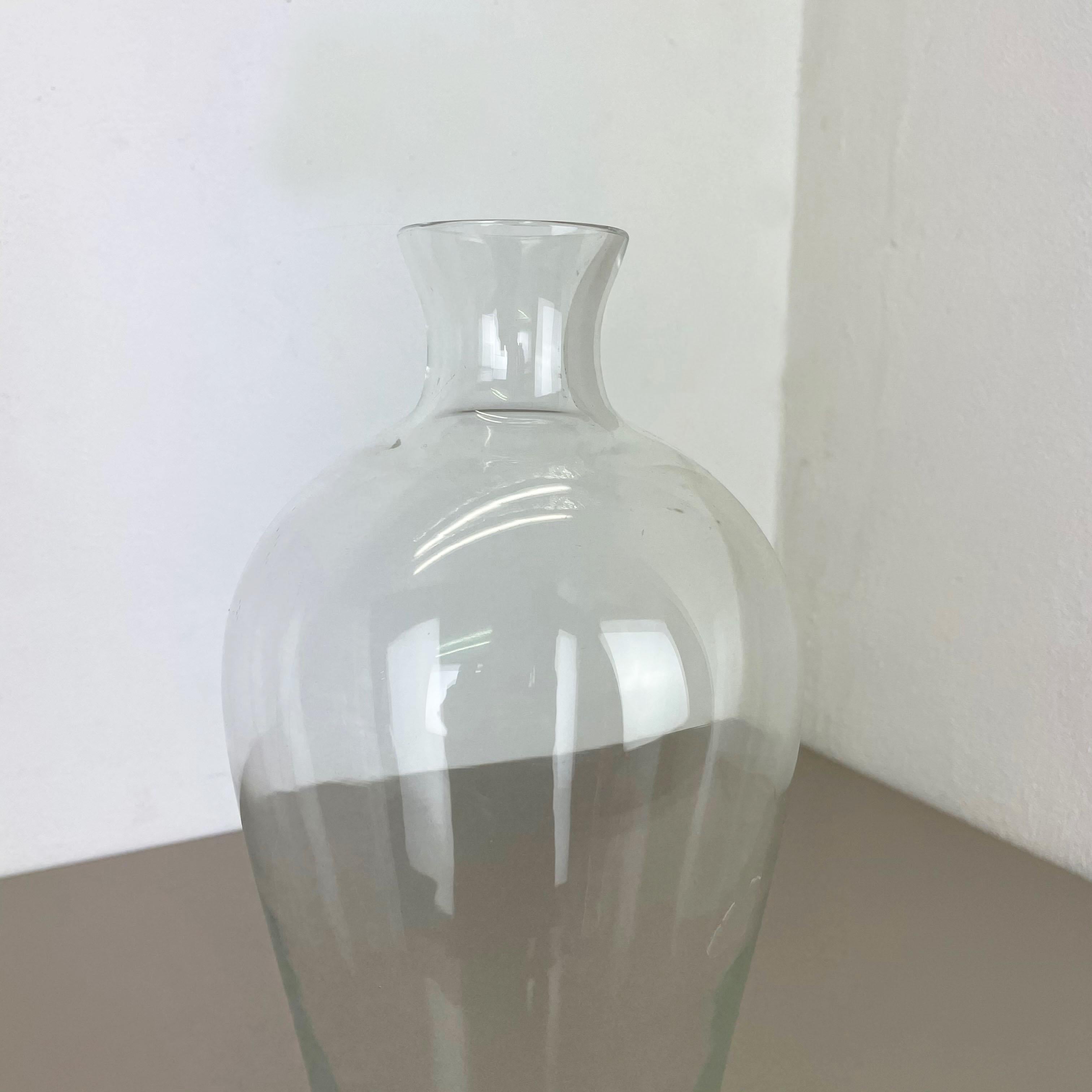 Extra Large 1.9kg Lucid Vase Murano Vetri Glass Seguso Vetri d'Arte, Italy, 1970 For Sale 9