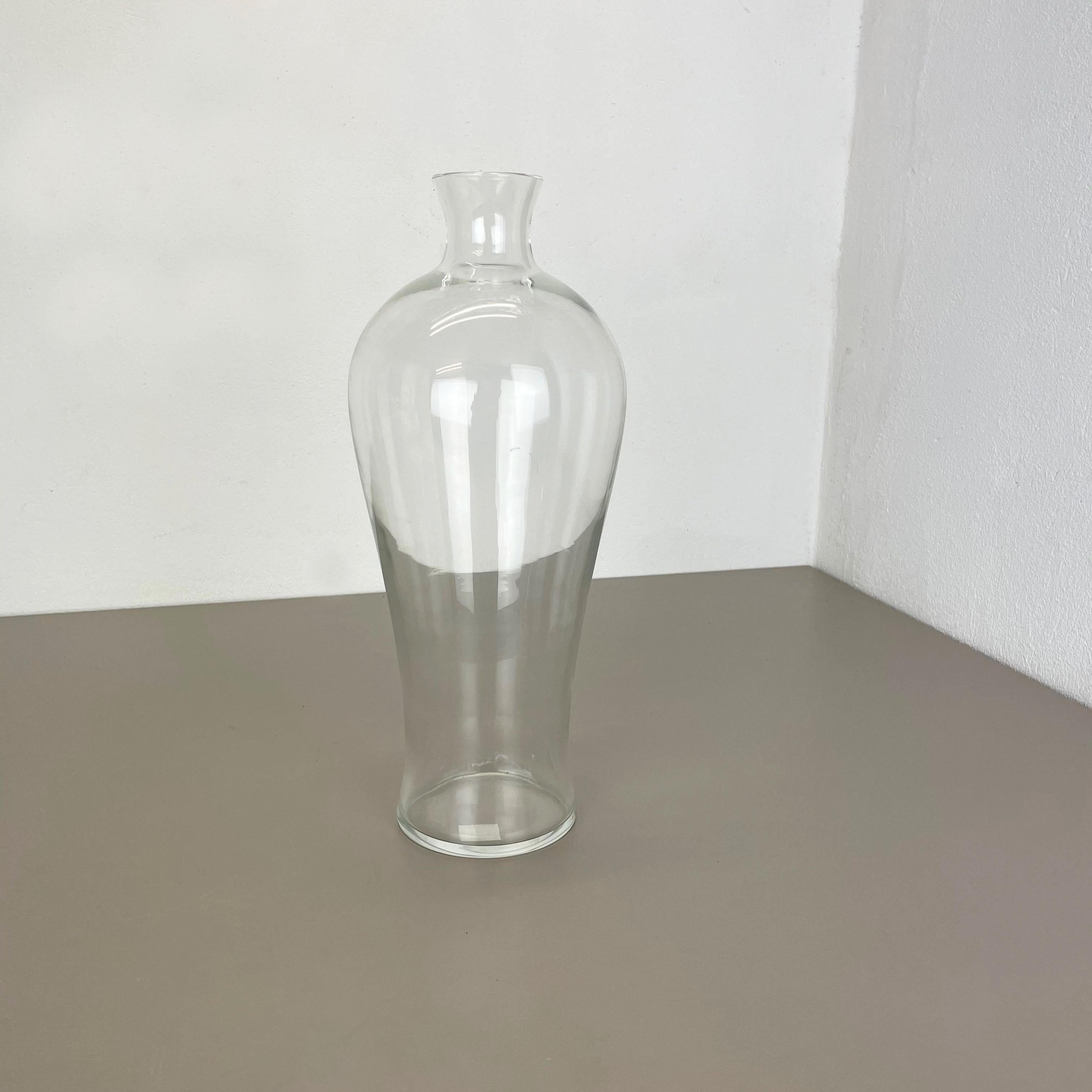 Extra Large 1.9kg Lucid Vase Murano Vetri Glass Seguso Vetri d'Arte, Italy, 1970 For Sale 10