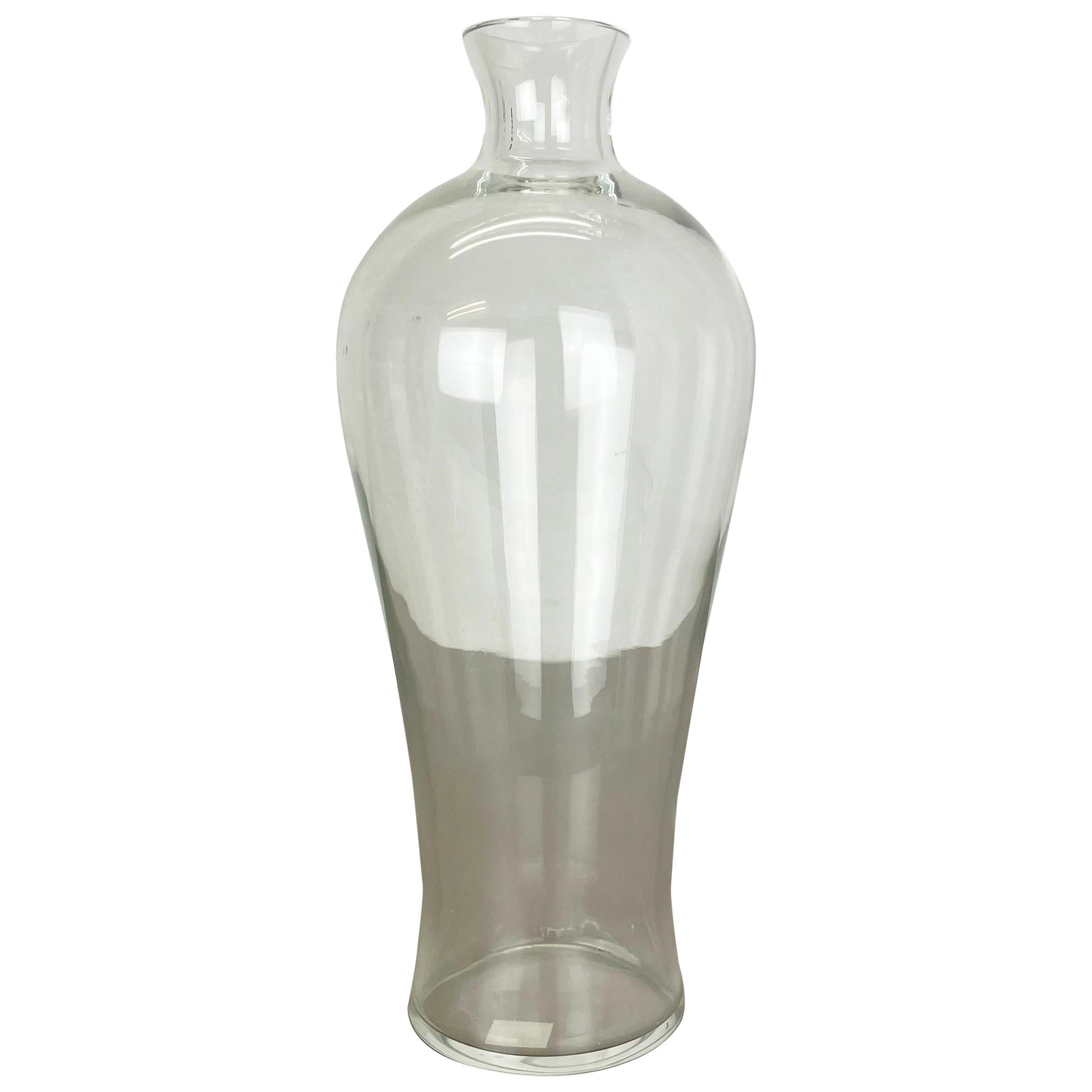 Très grand vase en verre de Murano Vetri d'Arte 1,9 kg en lucite Seguso Vetri d'Arte, Italie, 1970 en vente