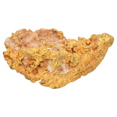 Extra Large 22k Natural Crystalized Sponge/Leaf Gold Nugget Specimen 116.7 Grams