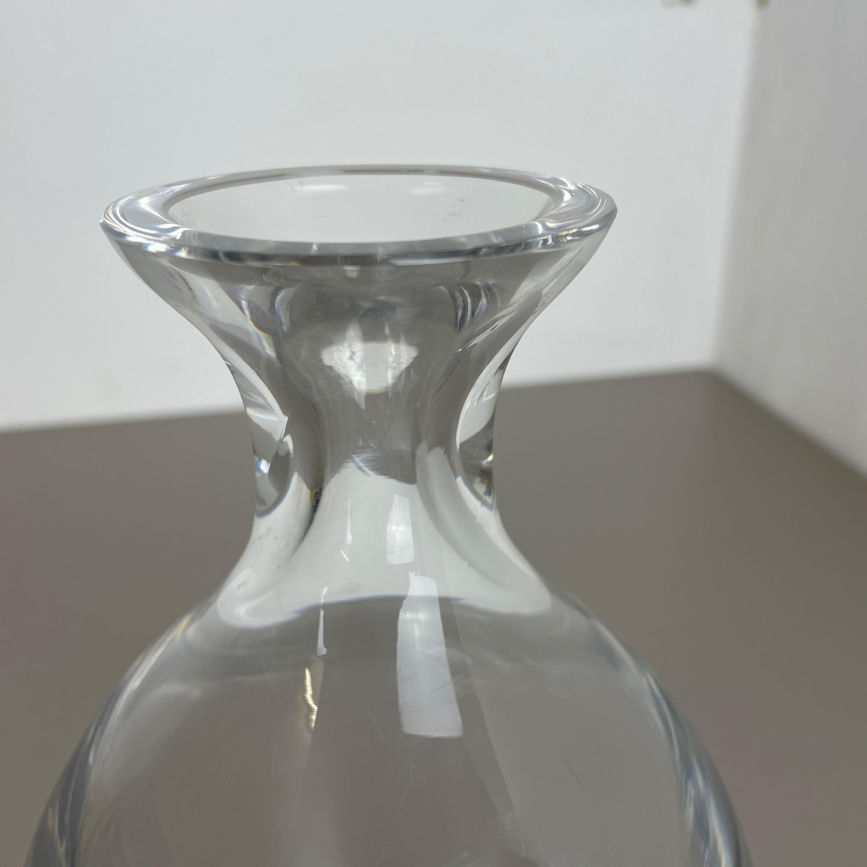 Extra Large 2.5kg Lucid Vase Murano Vetri Glass Cenedese Vetri, Italy, 1970 For Sale 5