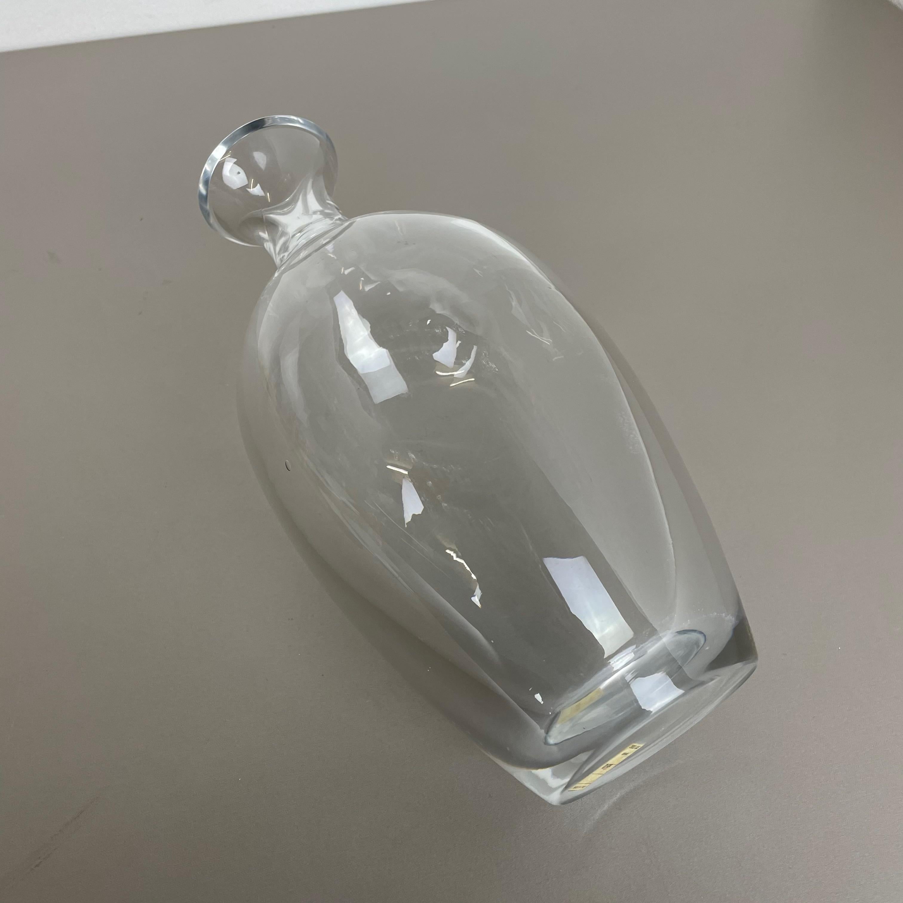 Extra Large 2.5kg Lucid Vase Murano Vetri Glass Cenedese Vetri, Italy, 1970 For Sale 12