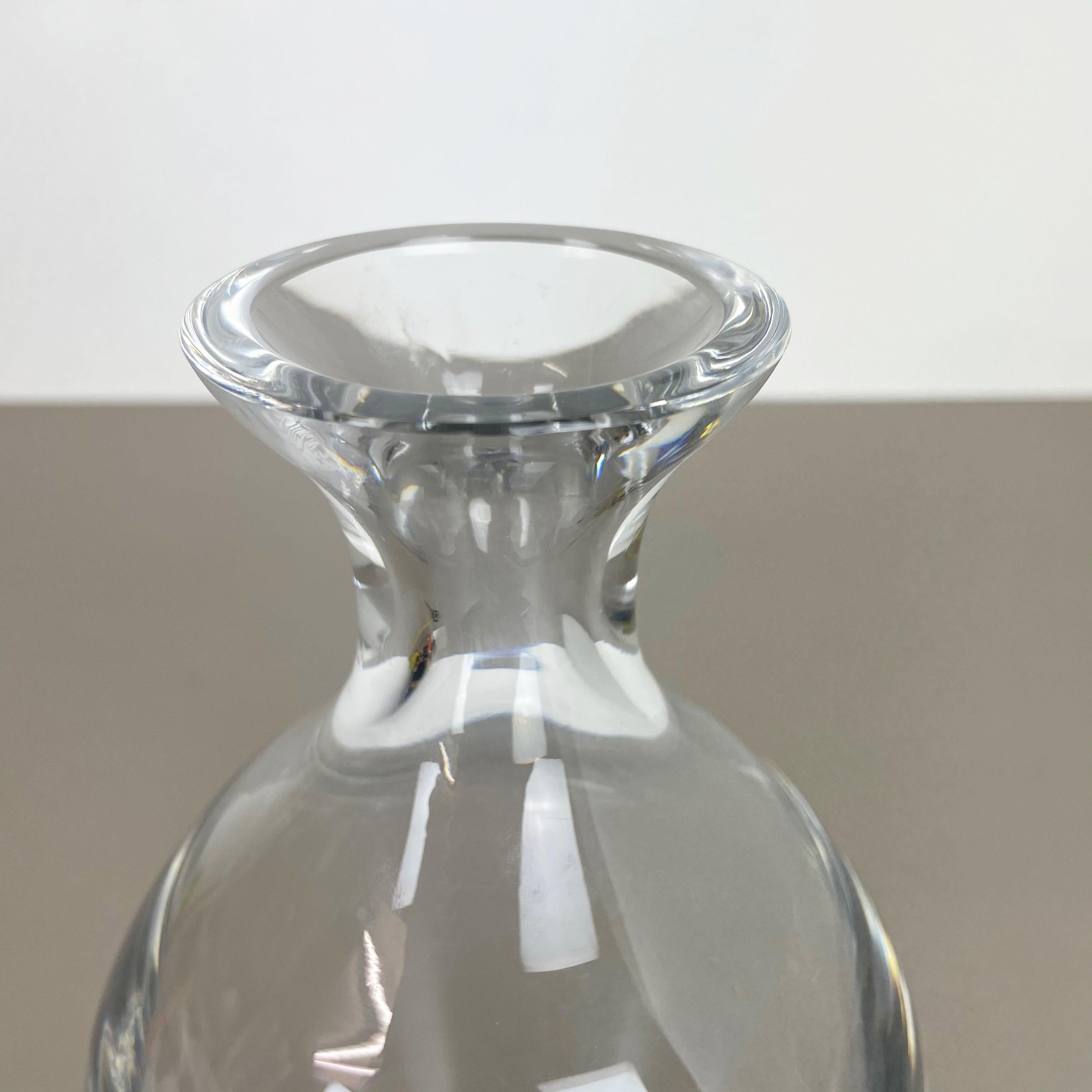 Mid-Century Modern Extra Large 2.5kg Lucid Vase Murano Vetri Glass Cenedese Vetri, Italy, 1970 For Sale