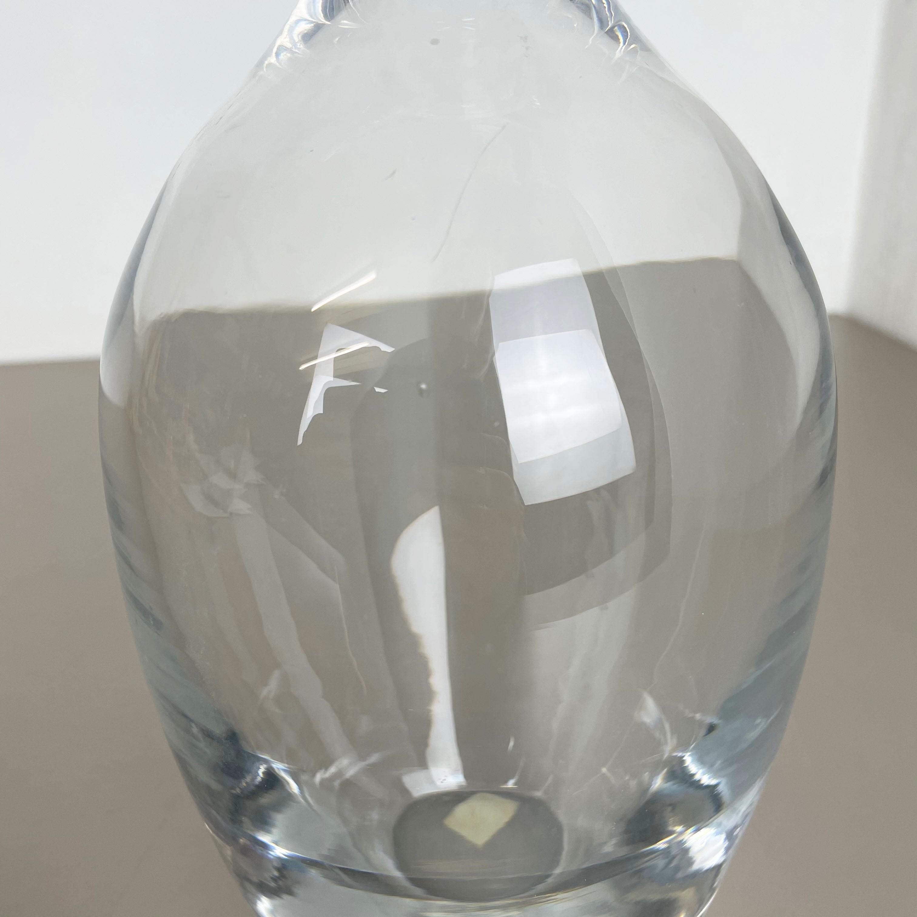 Extra große 2,5 kg schwere Lucid-Vase aus Murano-Vetri-Glas Cenedese Vetri, Italien, 1970 im Zustand „Gut“ im Angebot in Kirchlengern, DE