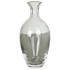 Jarrón lúcido extra grande de 2,5 kg Vidrio de Murano Vetri Cenedese Vetri, Italia, 1970