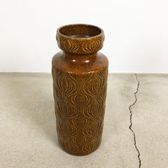 Extra Large Floor Vase Fat Lava "Onion" Vase by Scheurich, Germany, 1970s
