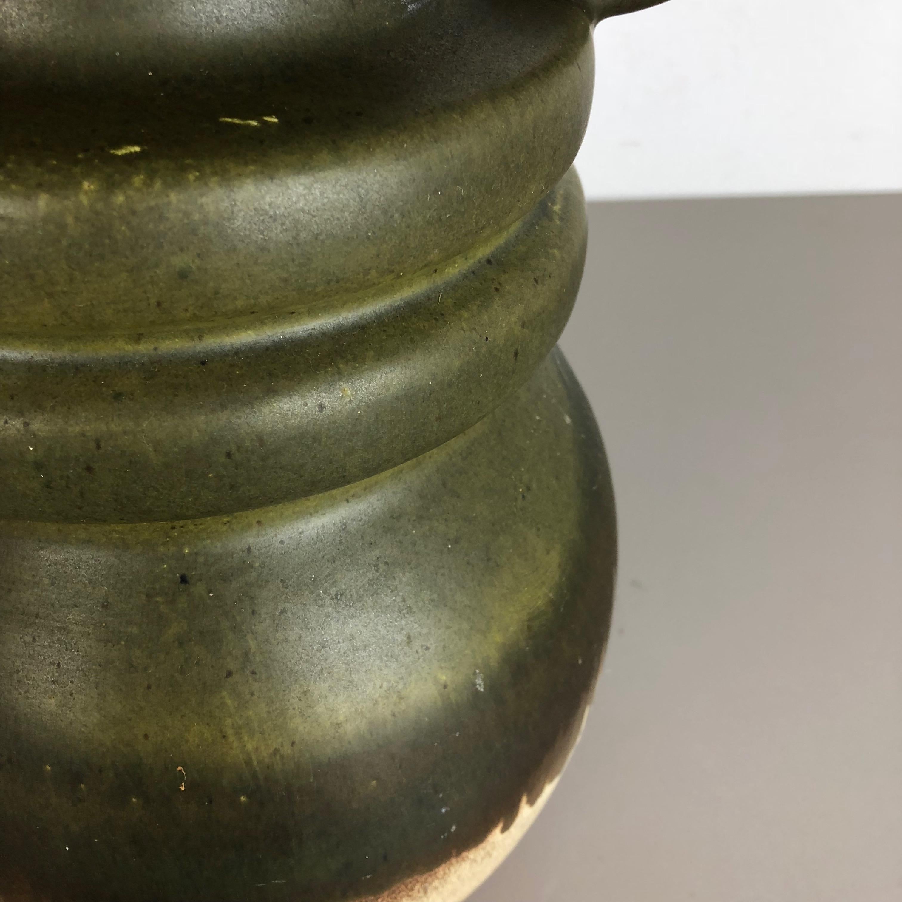 Vaso extra large in ceramica d'epoca a lava grassa realizzato da Scheurich, Germania, anni '70 In condizioni buone in vendita a Kirchlengern, DE