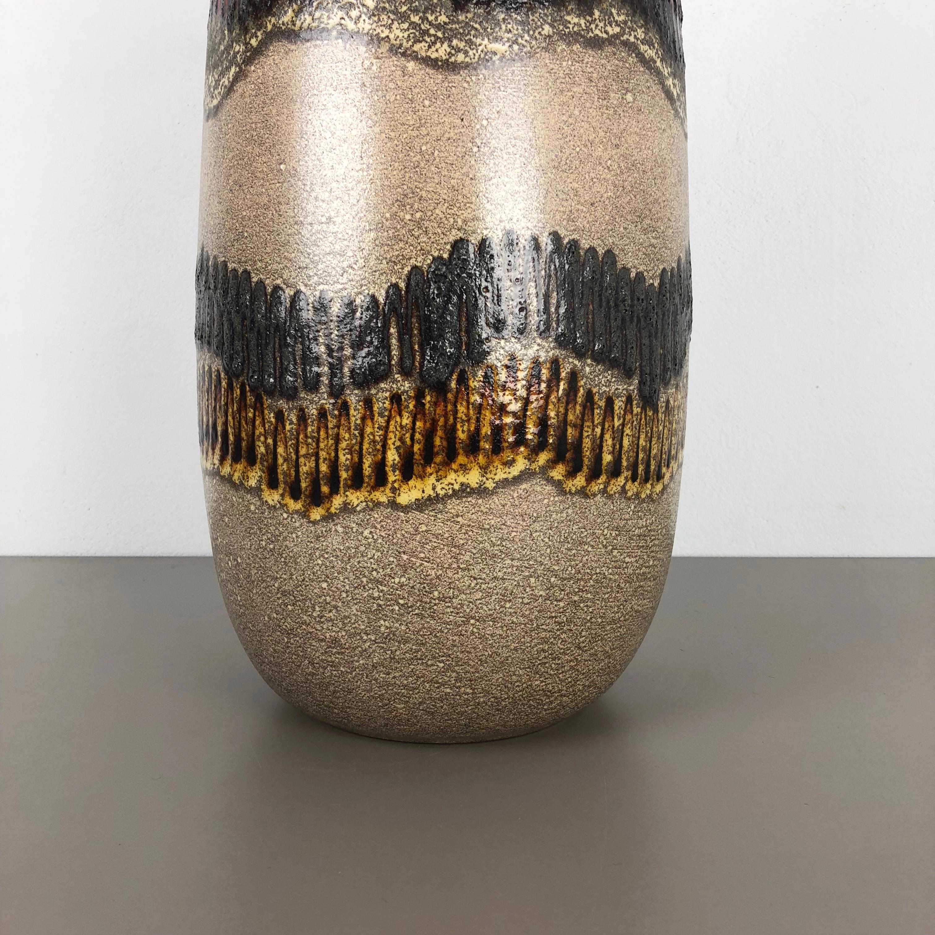 Mid-Century Modern Extra Large Floorvase Fat Lava 