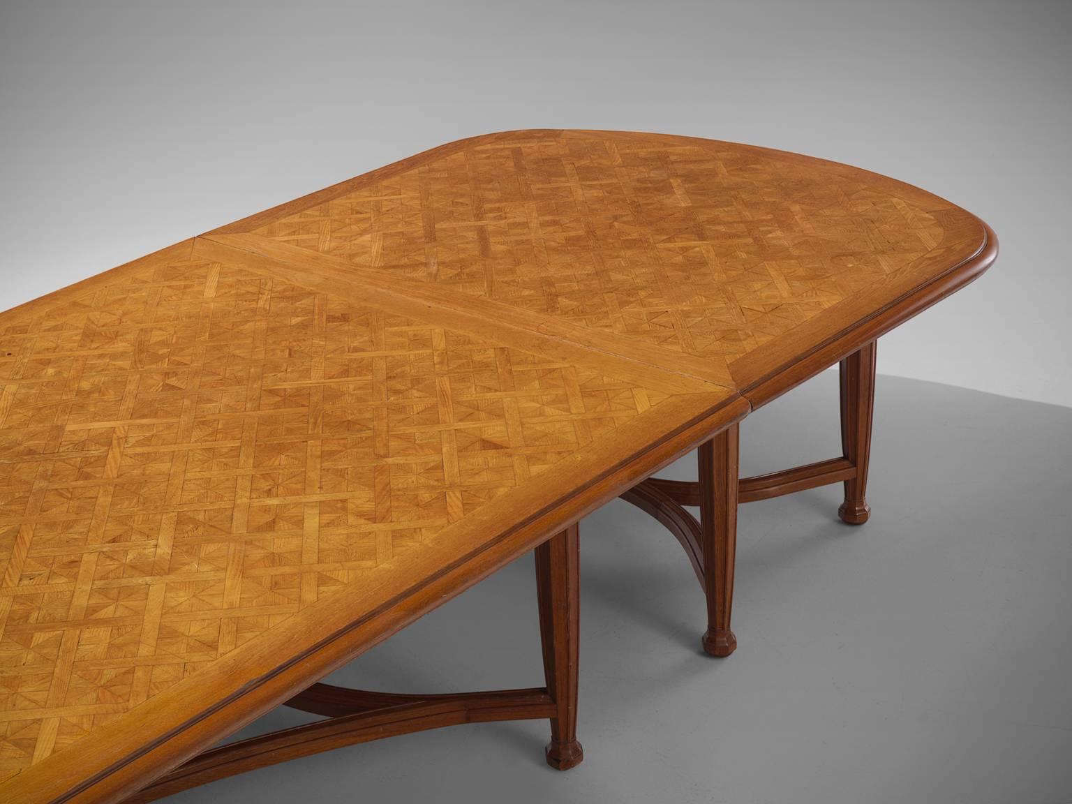 Mid-Century Modern Extra Large 675cm/265in Oak Conference Table, c. 1925