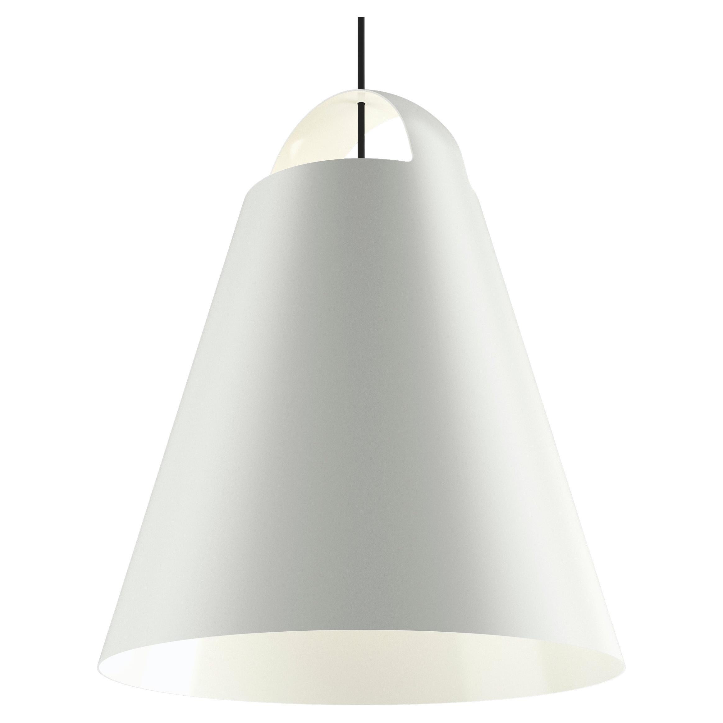 Très grande lampe à suspension Above 21,7 en blanc de Louis Poulsen