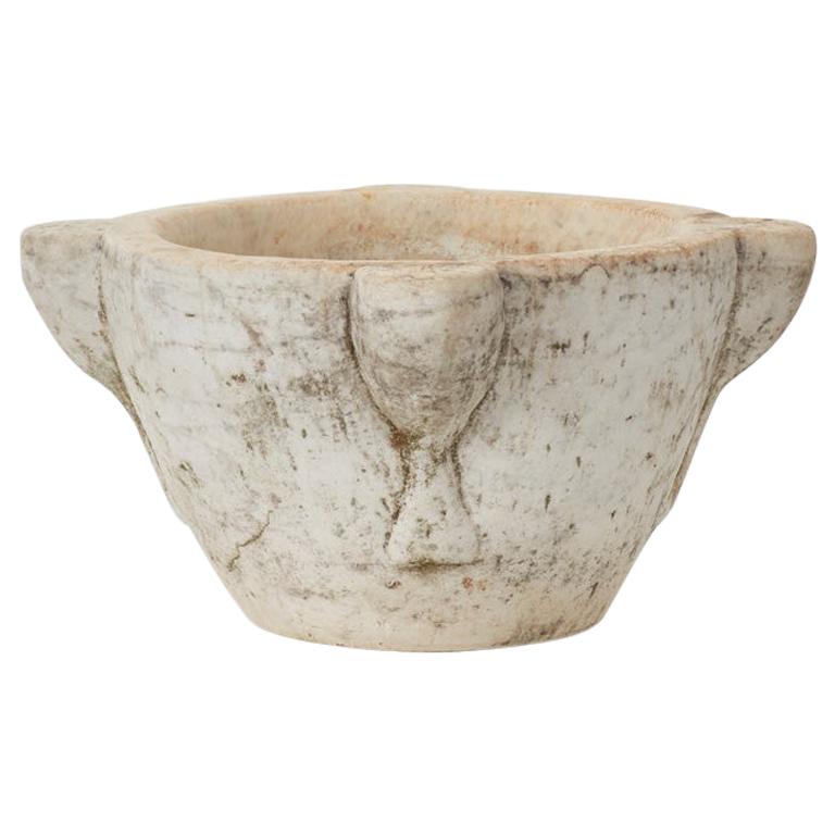 Extra Large Antique Marble Mortar, Italy, circa 1600s