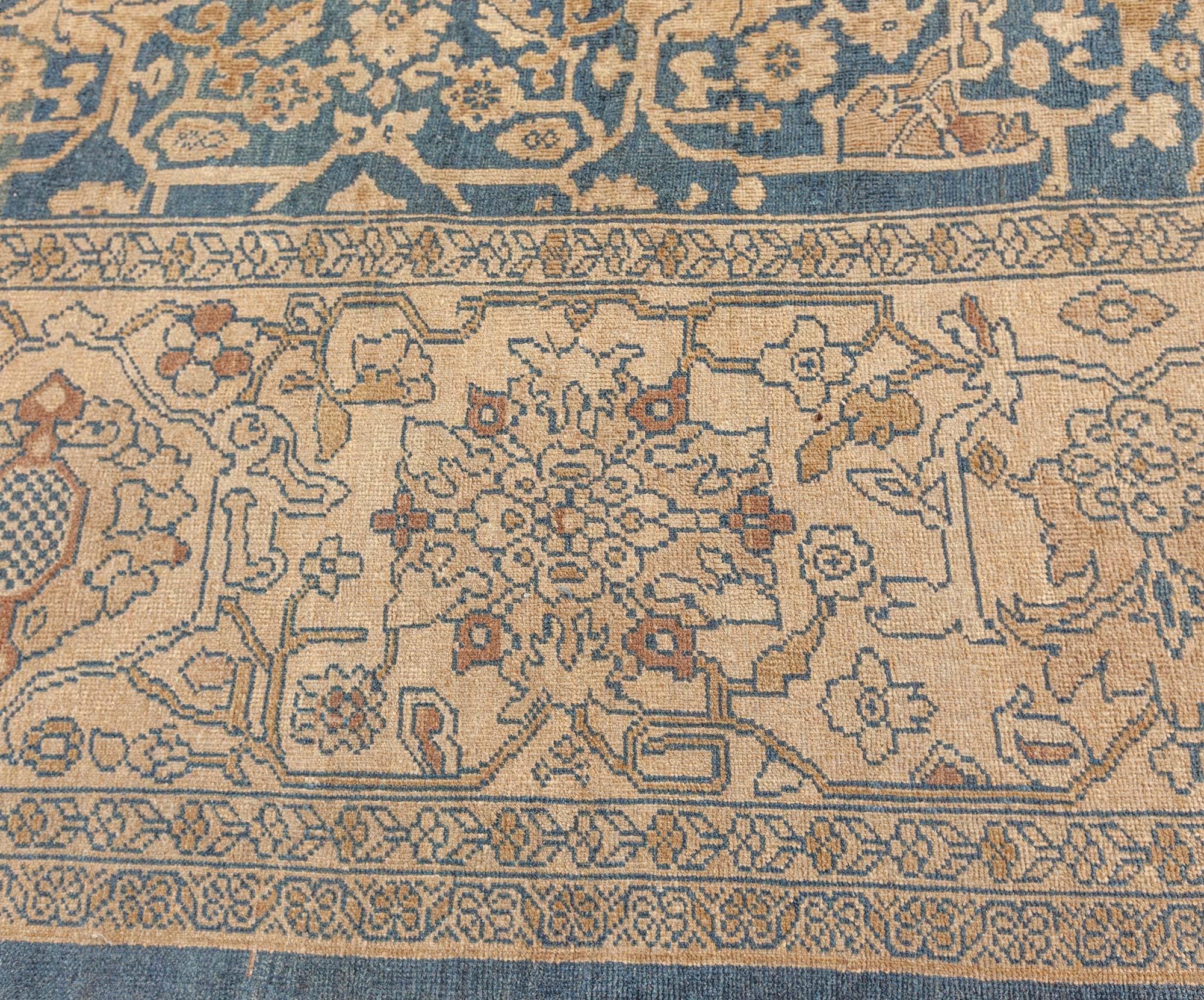 Wool Large Antique Persian Sultanabad Carpet For Sale