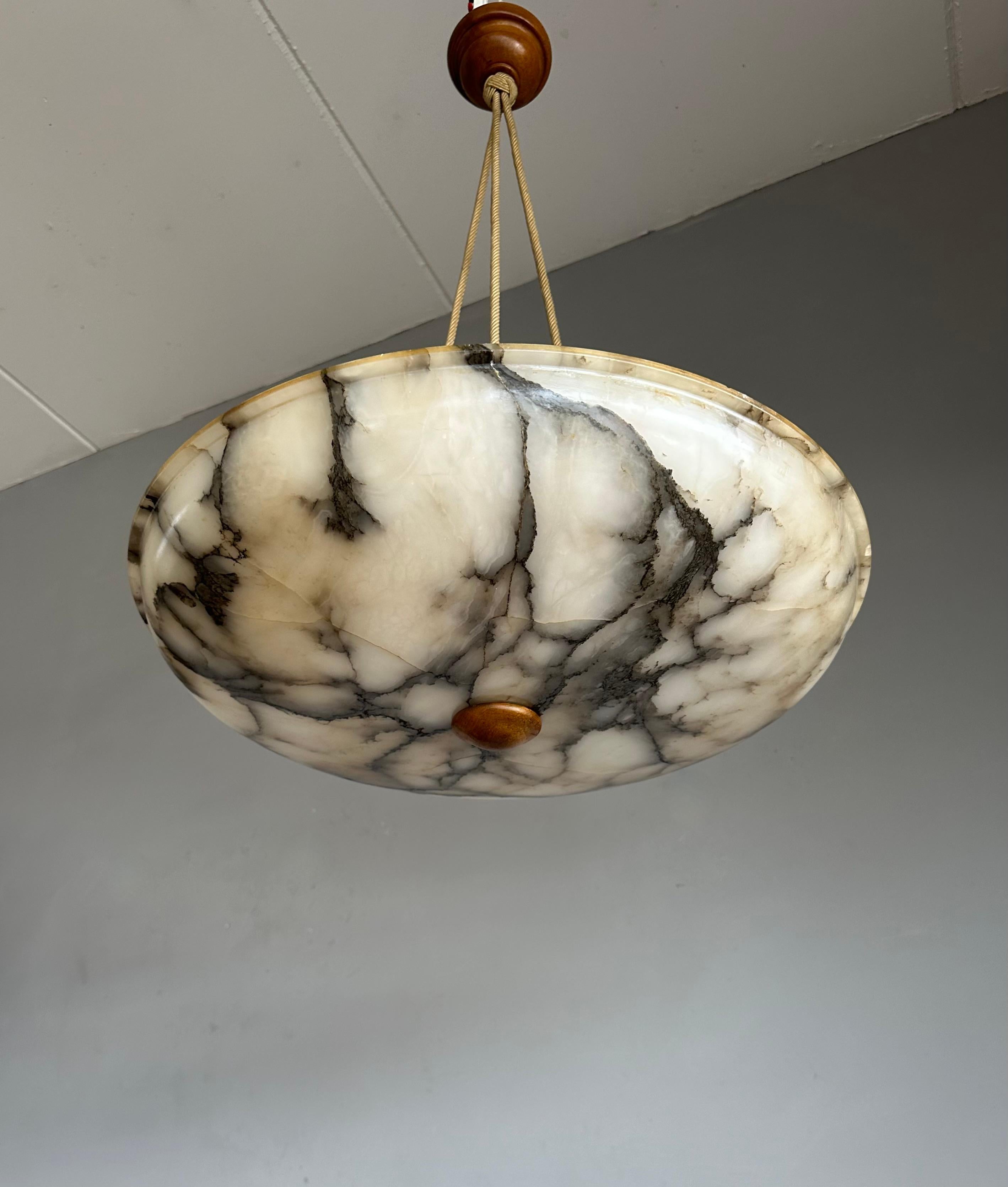 alabaster bowl light