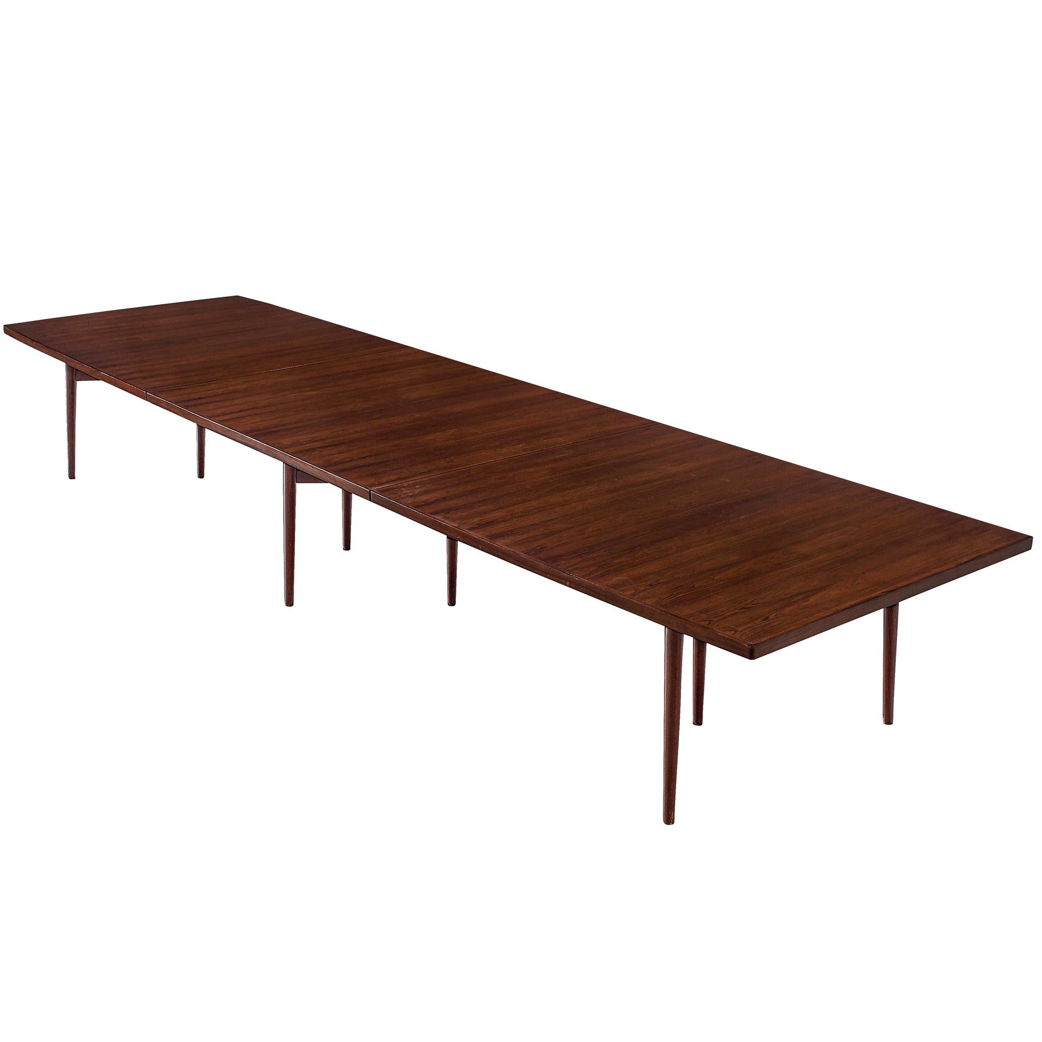 Extra Large Arne Vodder Dining Table in Rosewood