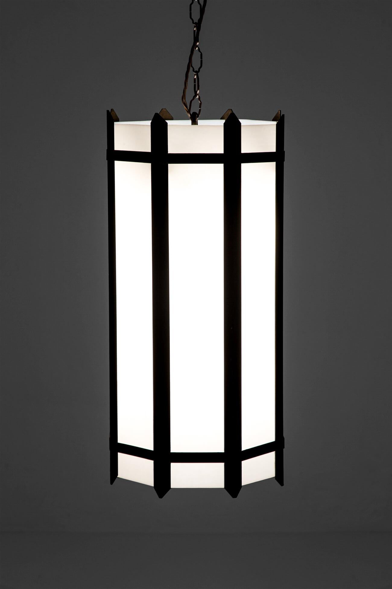 Art Déco Luci a sospensione Art Deco extra large in vendita