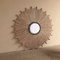 Extra Large Art Deco Sunbeam Mirror