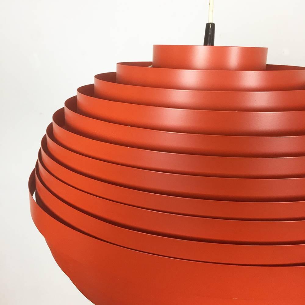 Lámpara colgante austriaca extragrande de Vest Lights, Años 60, Moderna de mediados de siglo Metal en venta