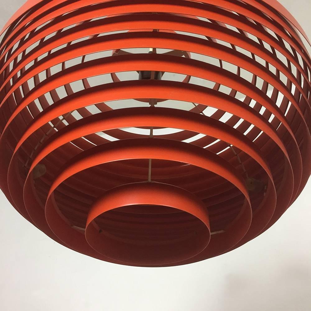 Lámpara colgante austriaca extragrande de Vest Lights, Años 60, Moderna de mediados de siglo en venta 1