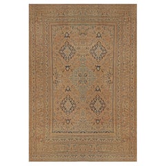 Extra großer, authentischer, handgefertigter persischer Meshad-Teppich